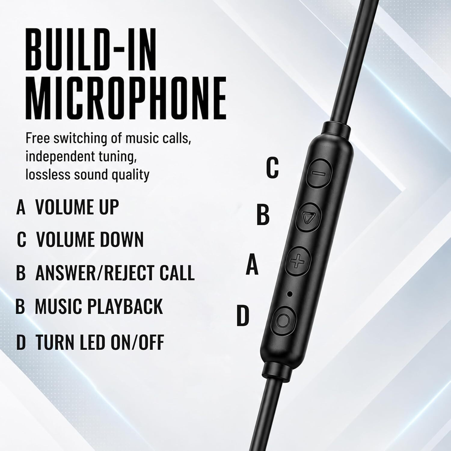 Image of Ant Esports Stealth 05 USB-C Wired Earphones with Mic, Dual 10mm Drivers, RGB, Black Wired