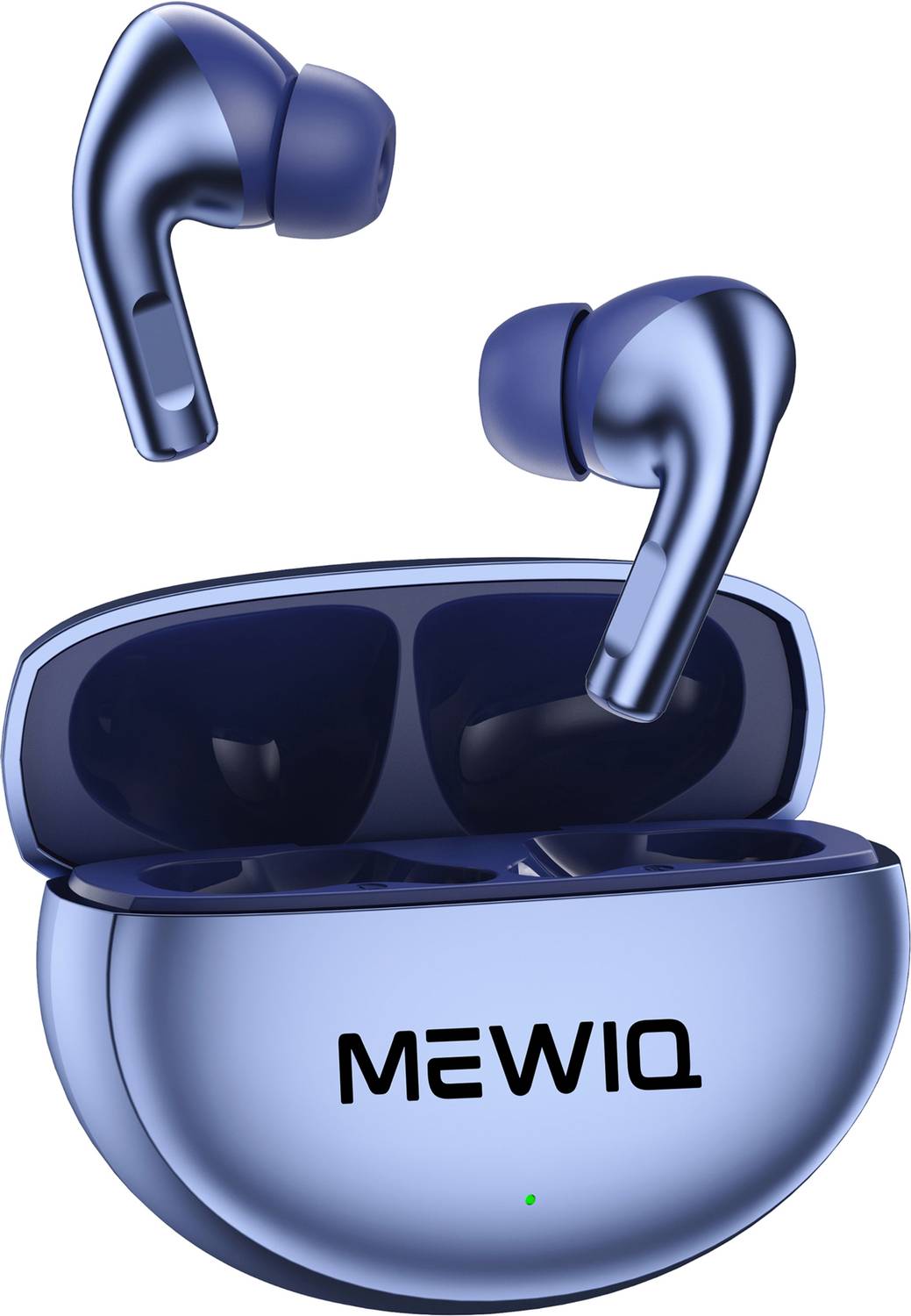 Mewiq True Wireless Earbuds Cord 4Pro Mobile Earbuds with Mic 4r, 12.4mm Drivers-1 Bluetooth