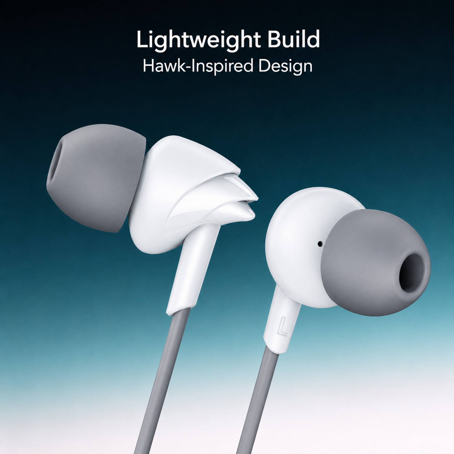 Image of ASICEN BOT-300C Bass head Earphone grey Wired