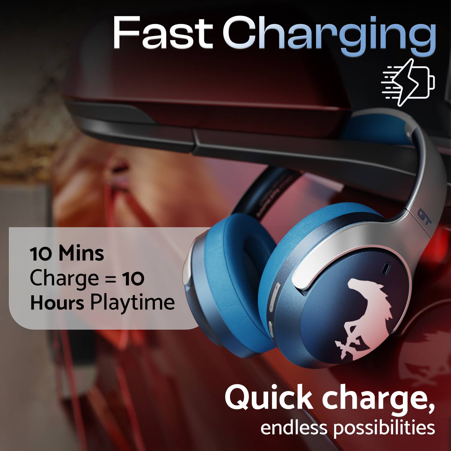 GOBOULT Mustang Q 70Hrs Battery, 40mm Drivers, 4EQ Modes - Image 5
