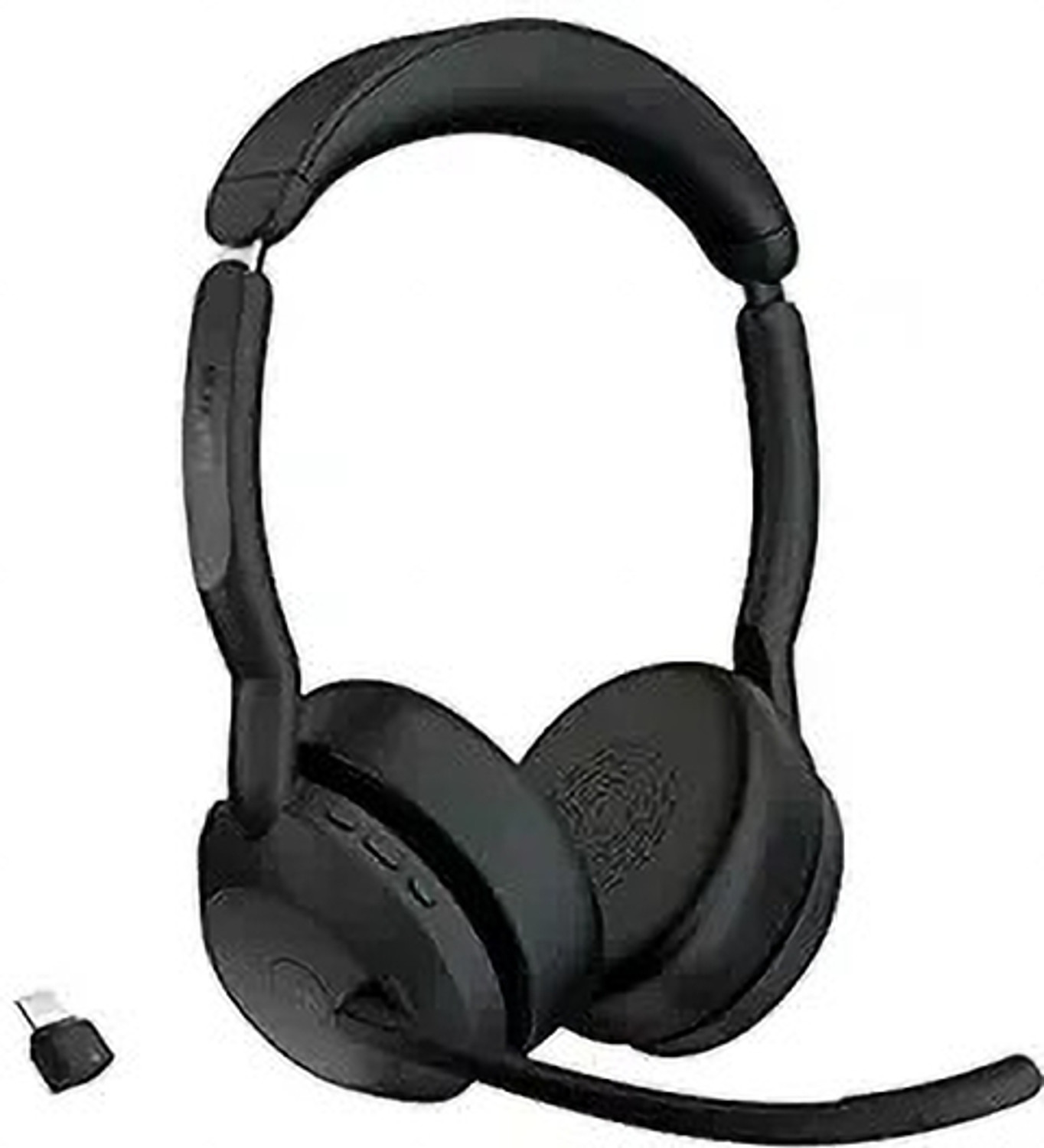 Image of JABRA Evolve2 55 MS Teams Wireless Headset with ANC, USB-C, Black Bluetooth