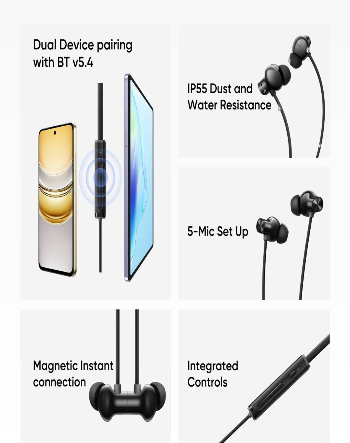 realme Buds Wireless 5 with 50dB ANC, 360 degree Spatial Audio - Image 3