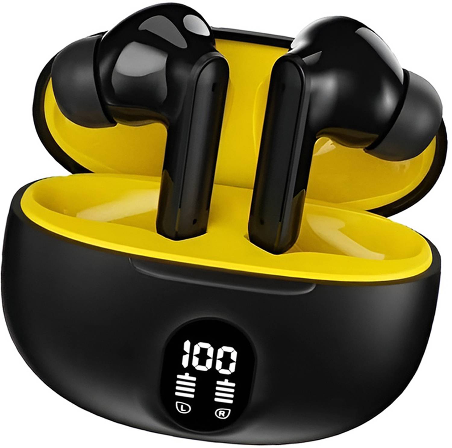 snowbudy YO-TWS Earbuds 100 HRS Playback, 4 Mics ENx Technology & ASAP Charge-7 Bluetooth Gaming