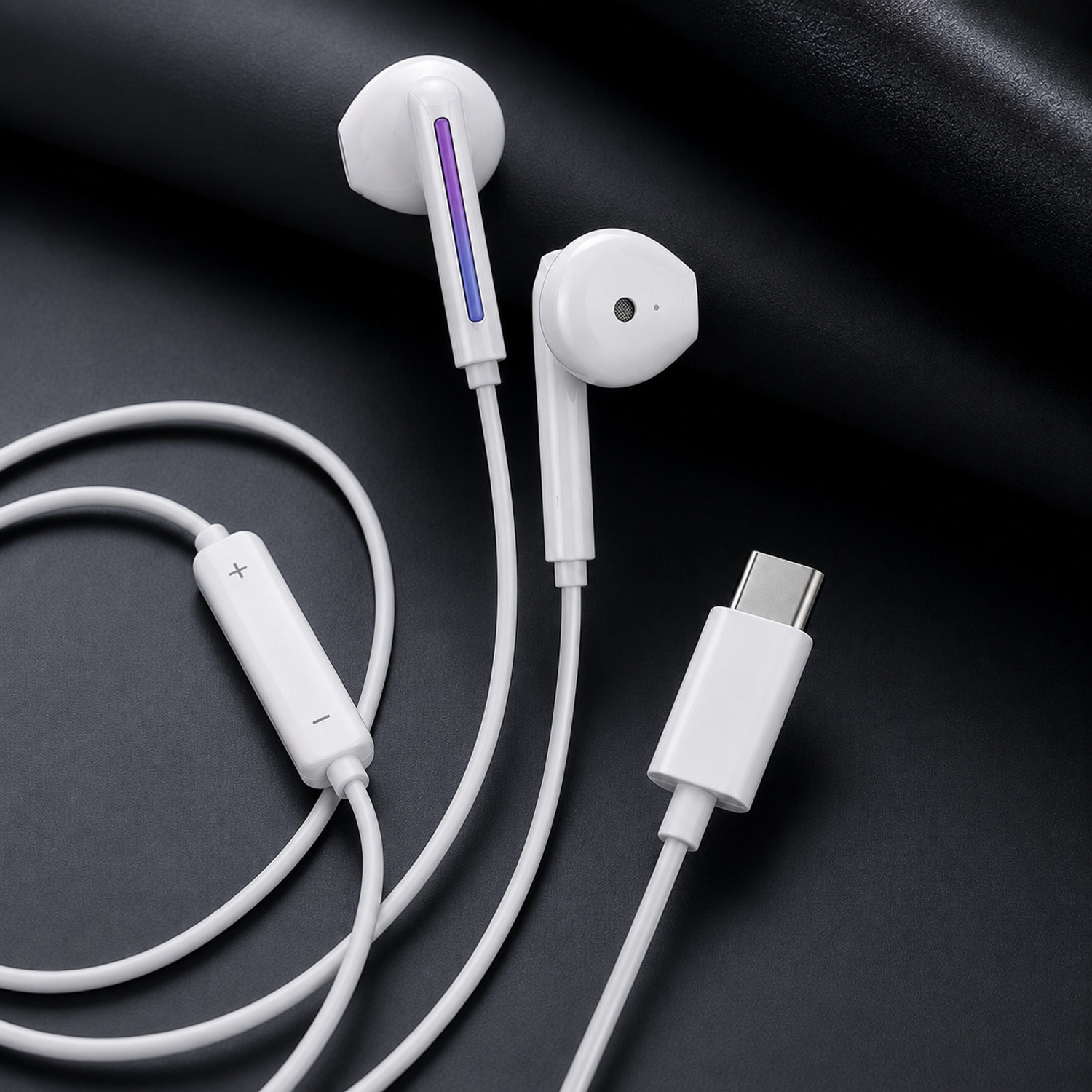 Image of HRYFiNE Premieum Quailty USB C Earphones with Noise Isolation & HD Sound for all type C Wired