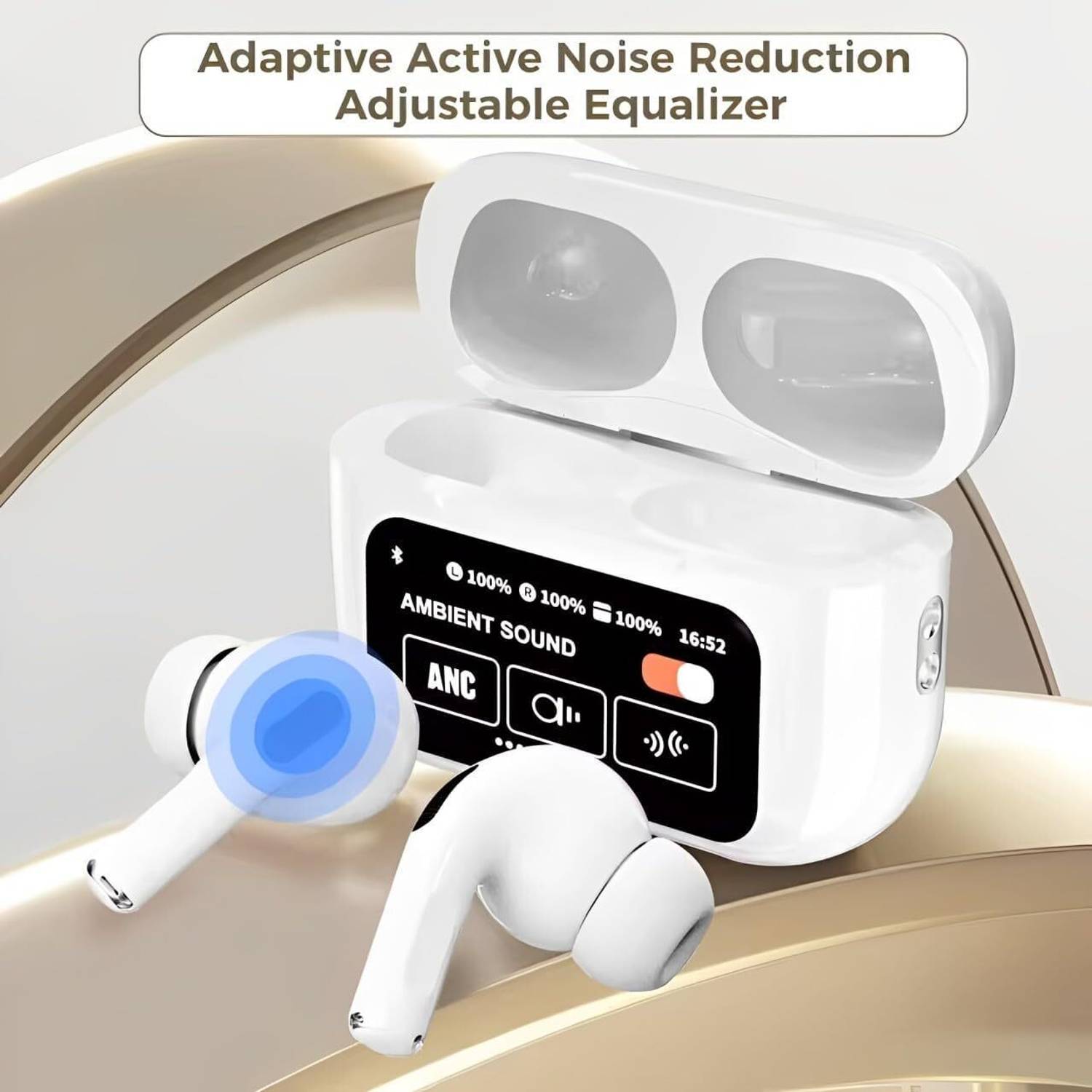 Hectic Touch Display Earbuds with 60hr Playtime - Image 5