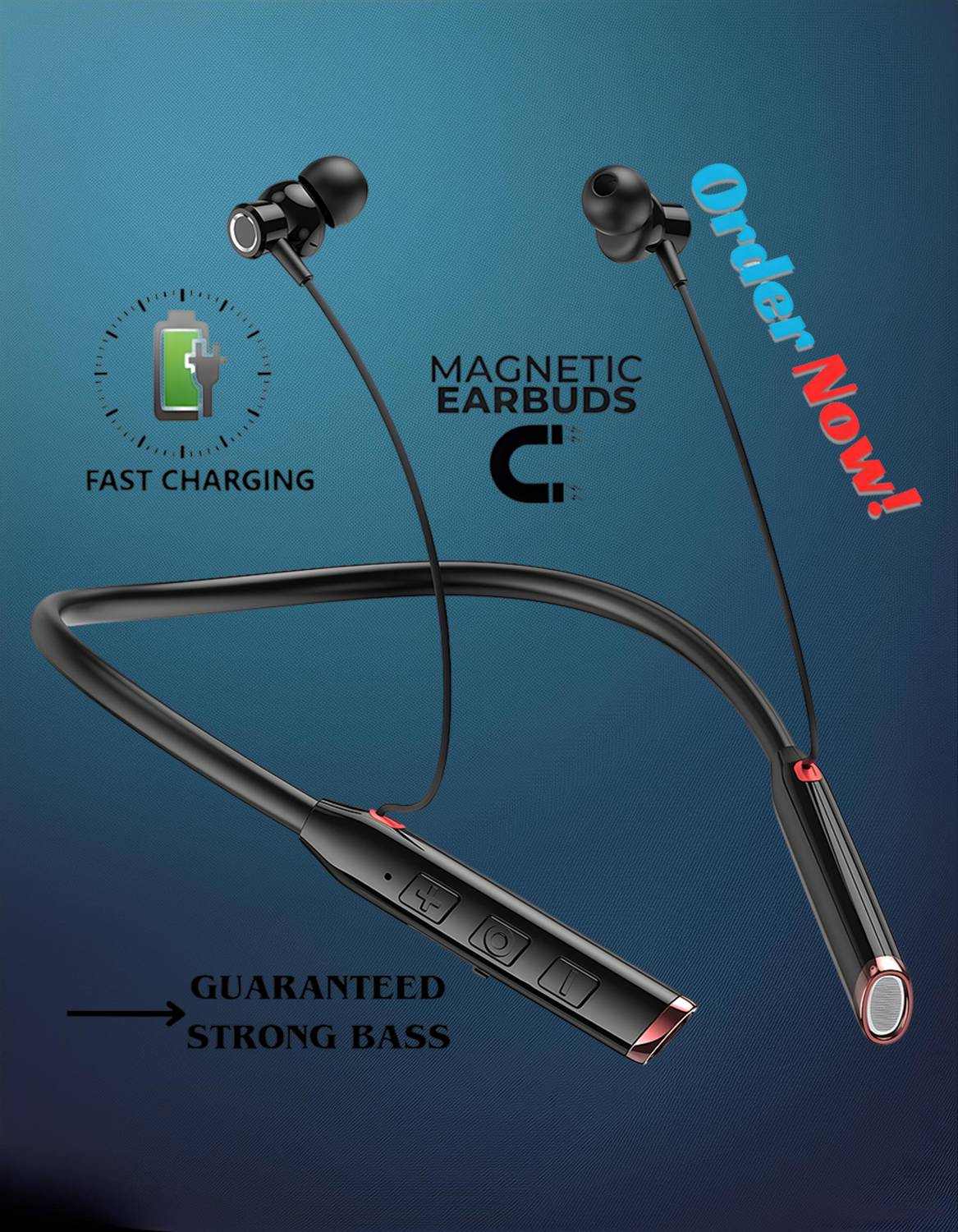 PTROX Vibration Alert, 48 Hours Playtime, ENC, HD Sound Quality & Stereo Bass PT24 Bluetooth
