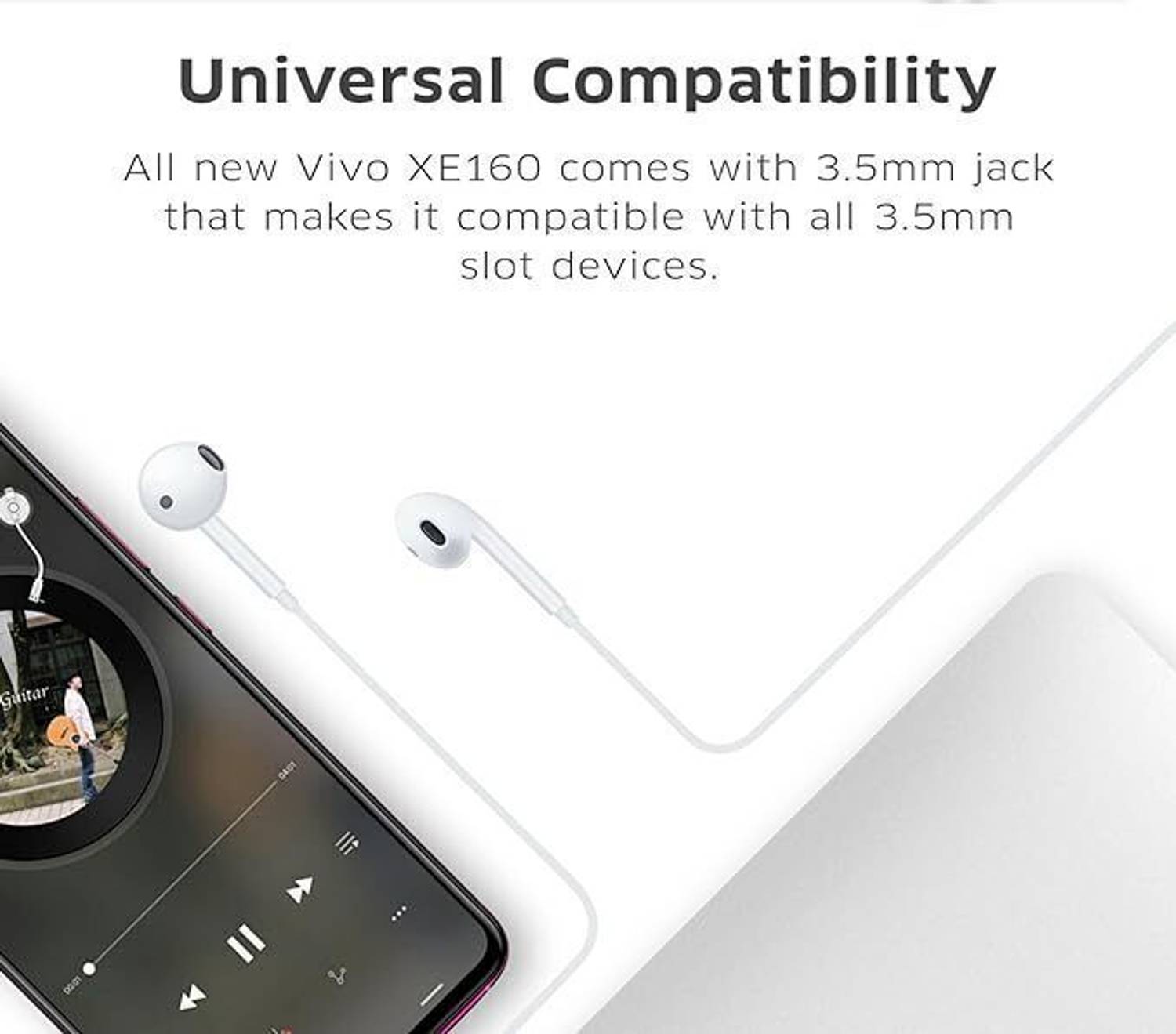 vivo XE160 Extra Bass Wired Earphones - Image 5