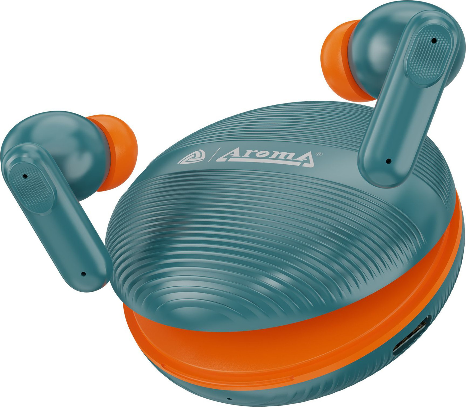 Image of Aroma Air Spinny V5.4 Upto 60Hr Playtime* ENC Dual Paring Fast Charging, Heavy Bass Bluetooth