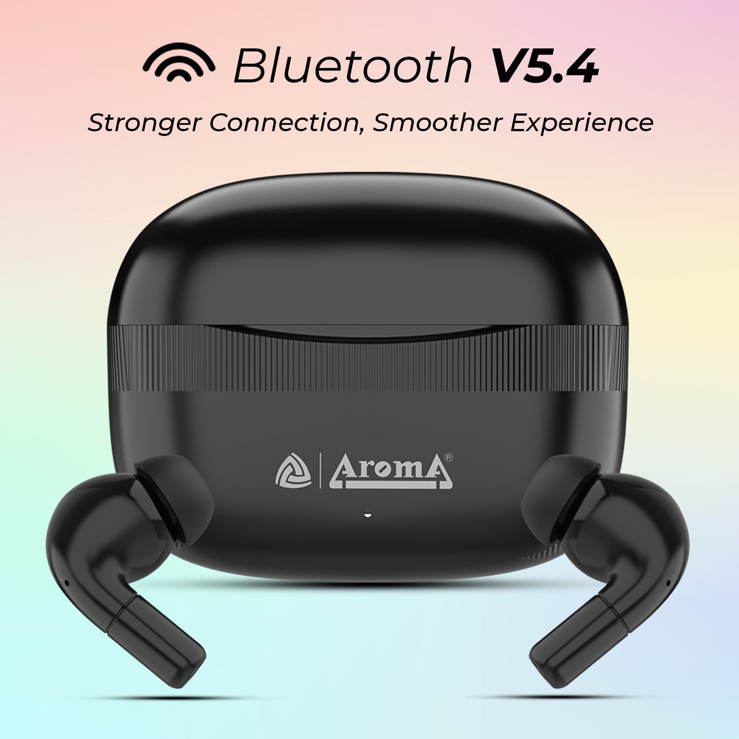 Image of Aroma TWS22 - V5.4 Upto 60Hr Playtime*, ENC, Dual Paring, Fast Charging, Heavy Bass Bluetooth