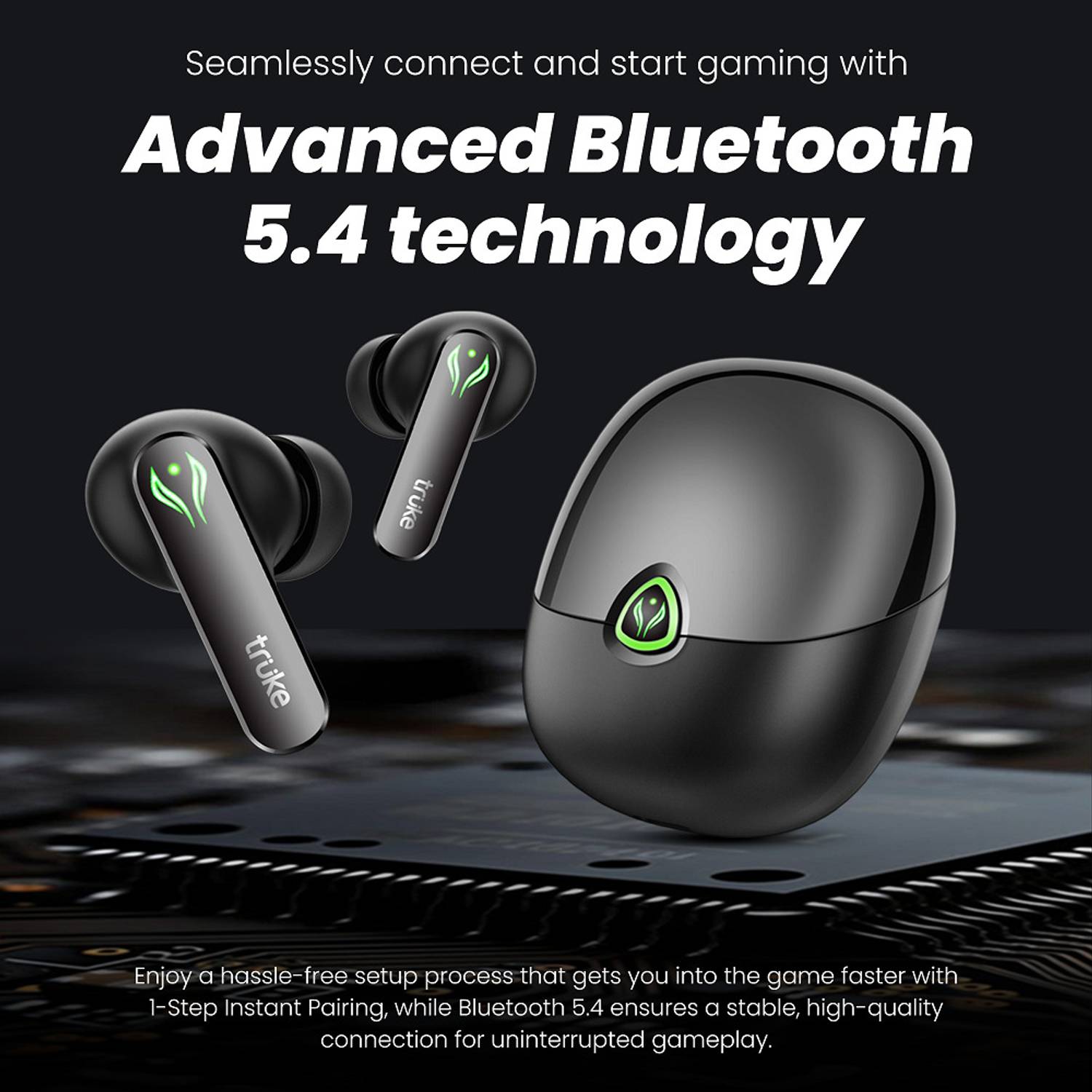truke BTG Ultra Bluetooth Gaming Earbuds - Image 5