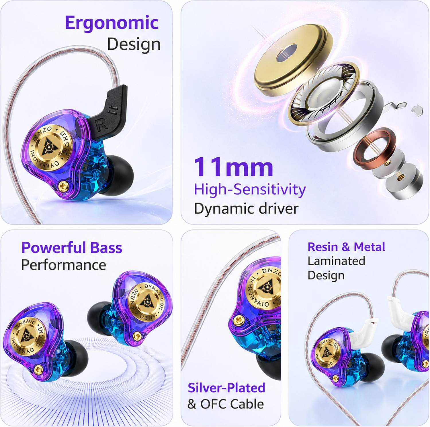 fire turtle Wired Gaming IEM Earphones - Image 2
