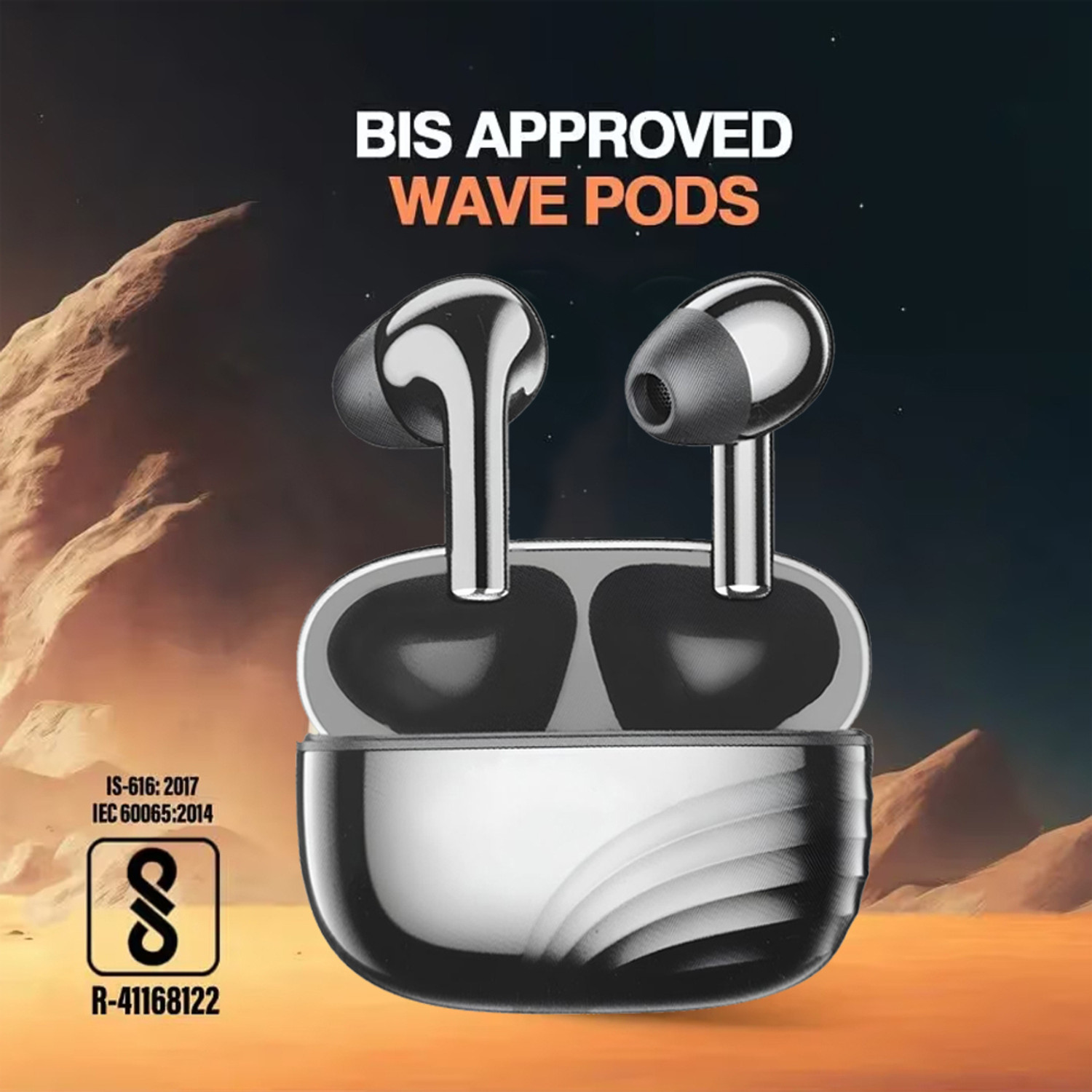 Image of CIHROX Earbuds CR-68pro with 40Hr Playback, 13mm Drivers, Rich Bass, Fast Charging-11 Bluetooth