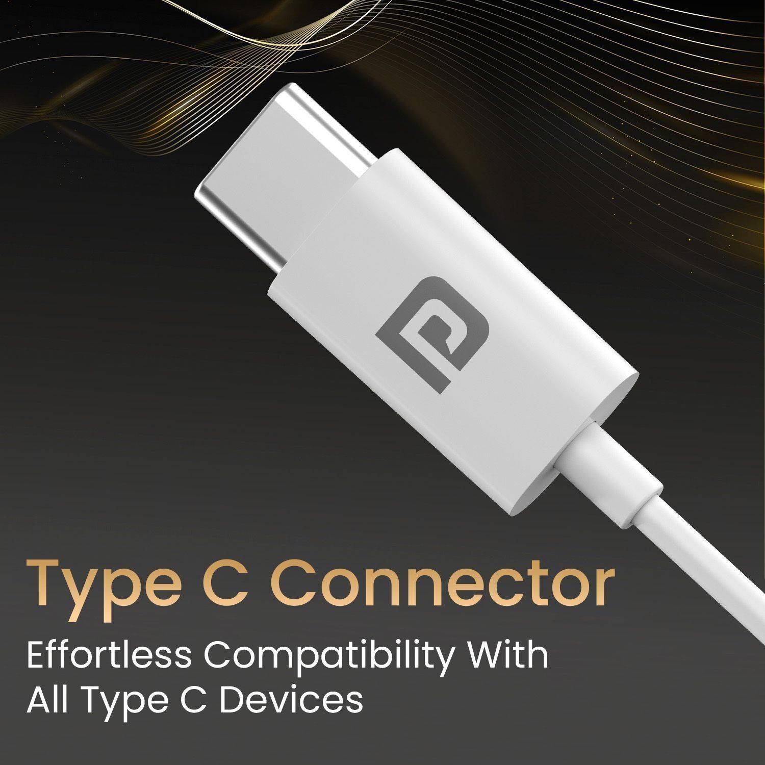 Portronics Conch Theta C Type C Wired Earphone - Image 3