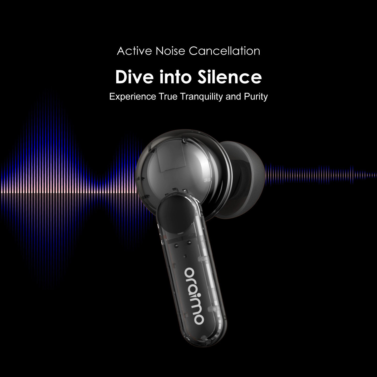 Image of ORAIMO FreePods 4 30db ANC Earbuds with 35.5h Playtime,Quad ENC Mic,Custom EQ modes App Bluetooth