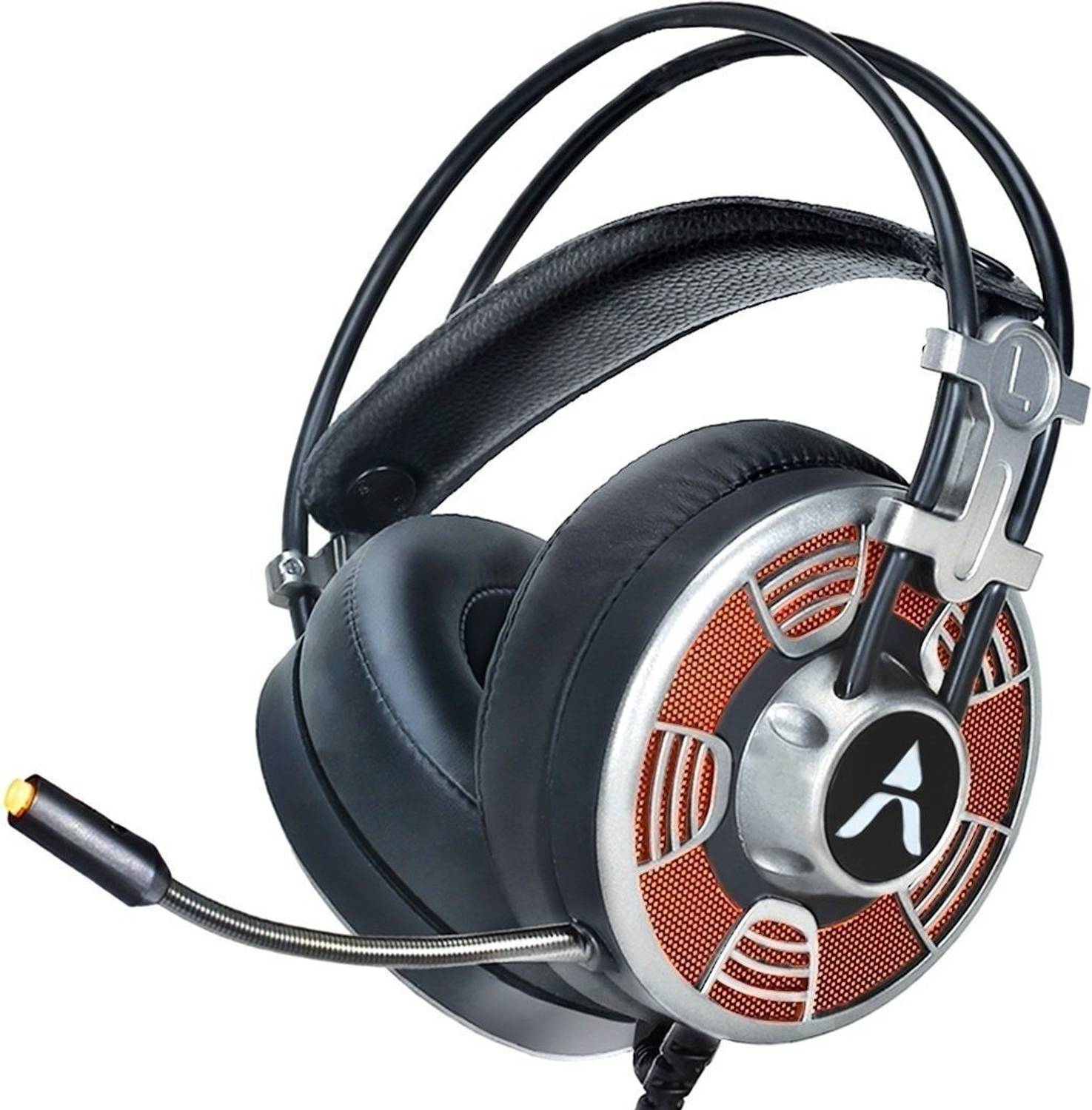 Adcom Vision 7.1 USB Surround Sound Gaming Headset, 50mm Bass, LE