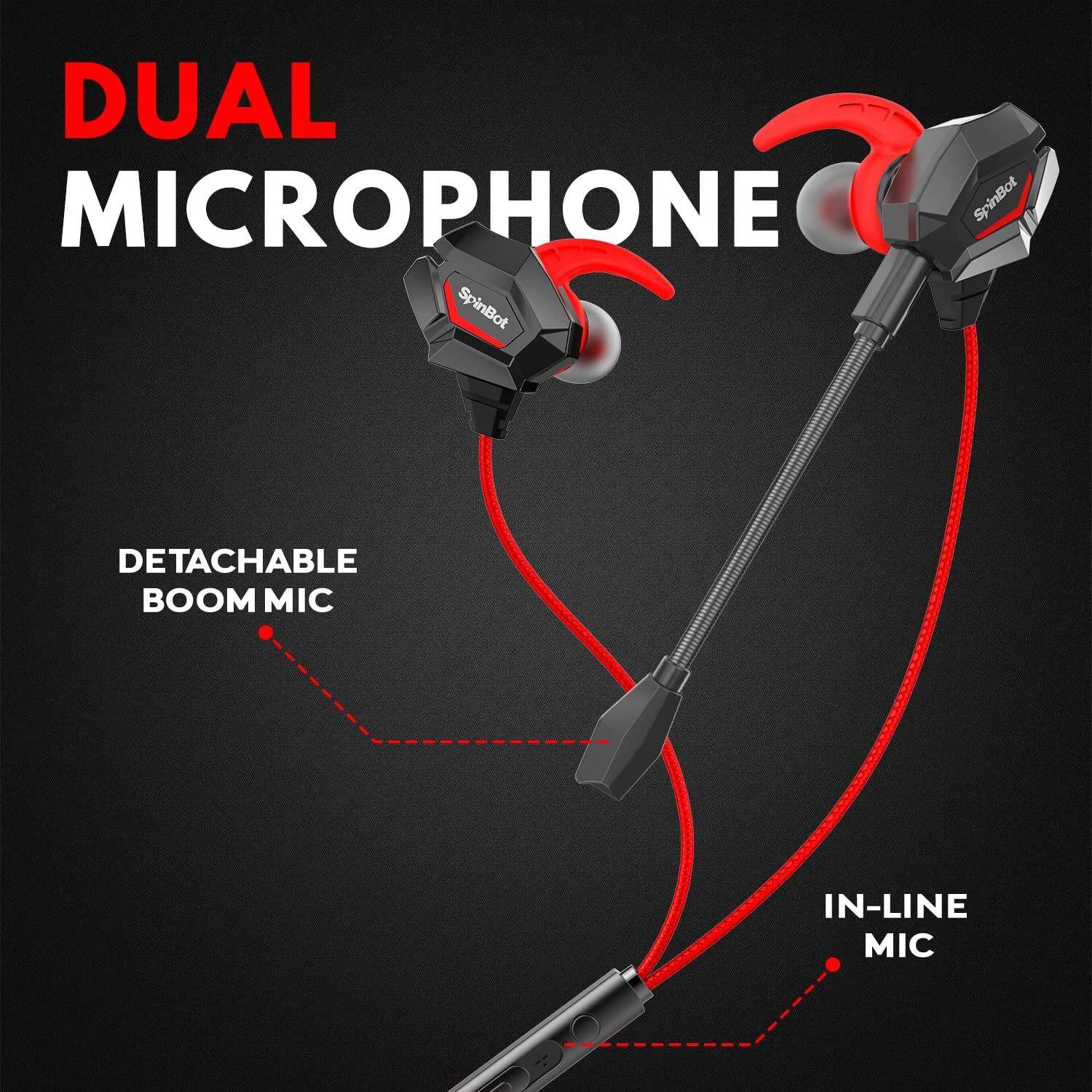 SpinBot BattleBudz W20 Gaming Earphones with Mic - Image 5