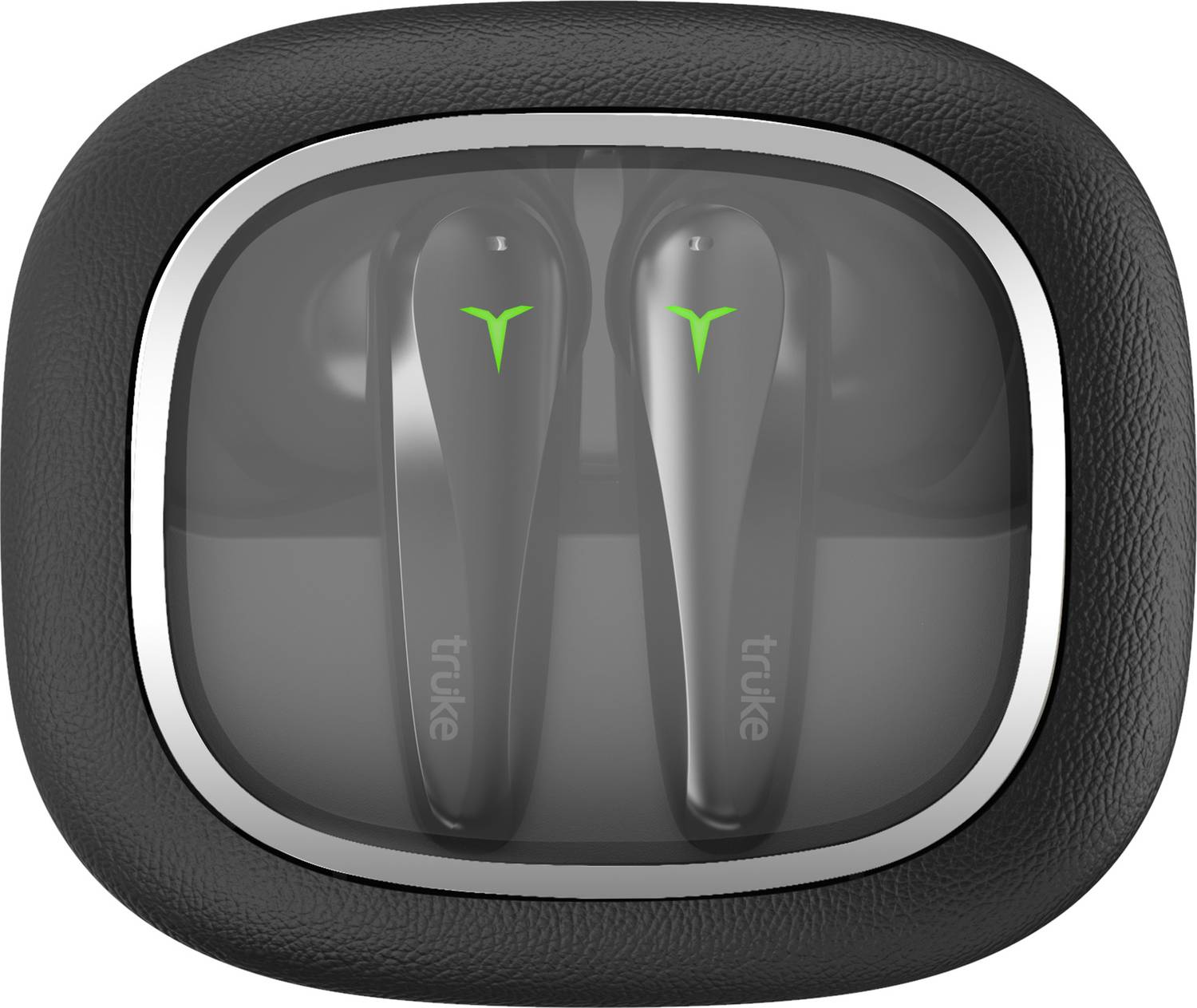 truke Crystal Dyno Gaming TWS, 70H Battery, Leather Finish Case,