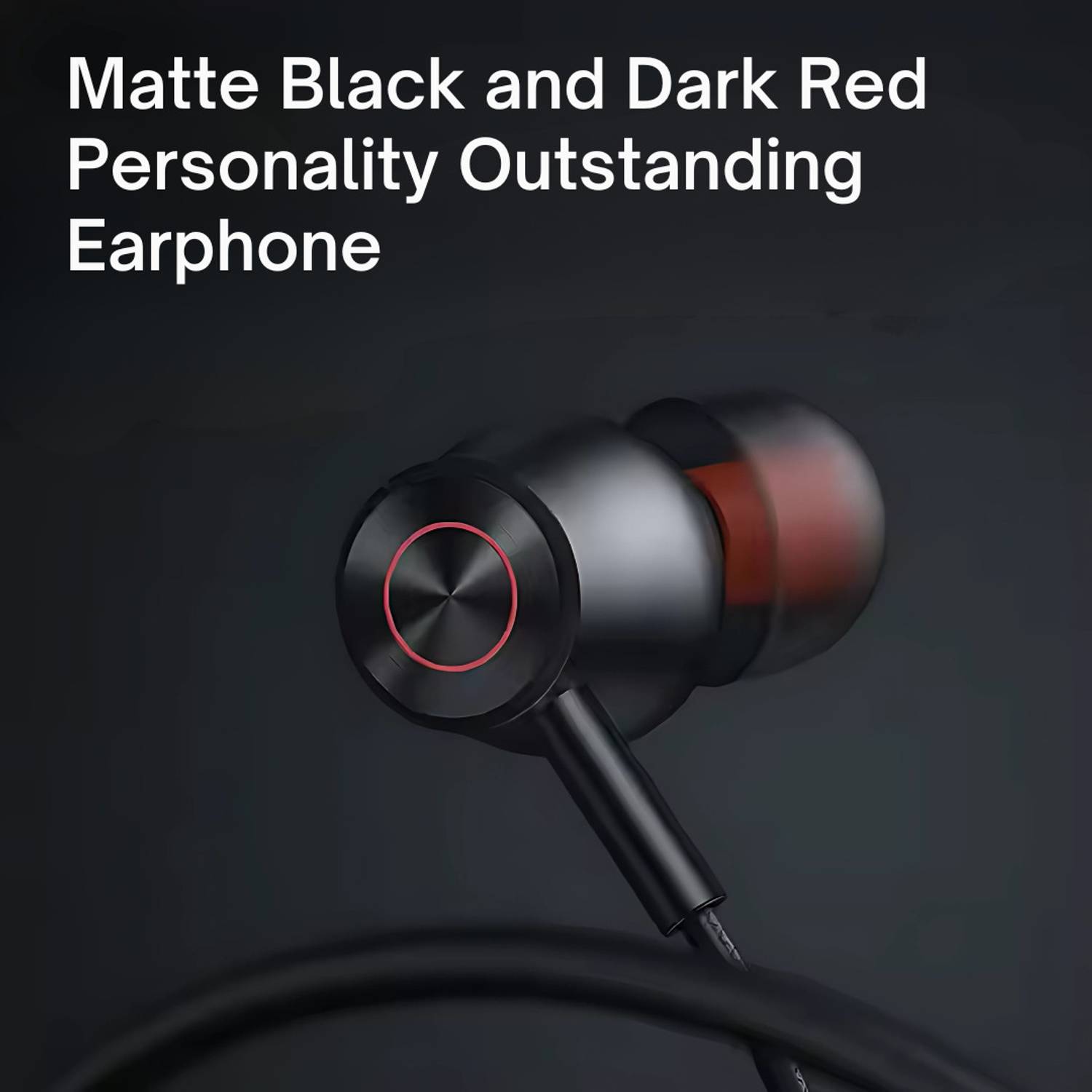 ModishOmbre UNI C Black Type C Wired Earphone - Image 2