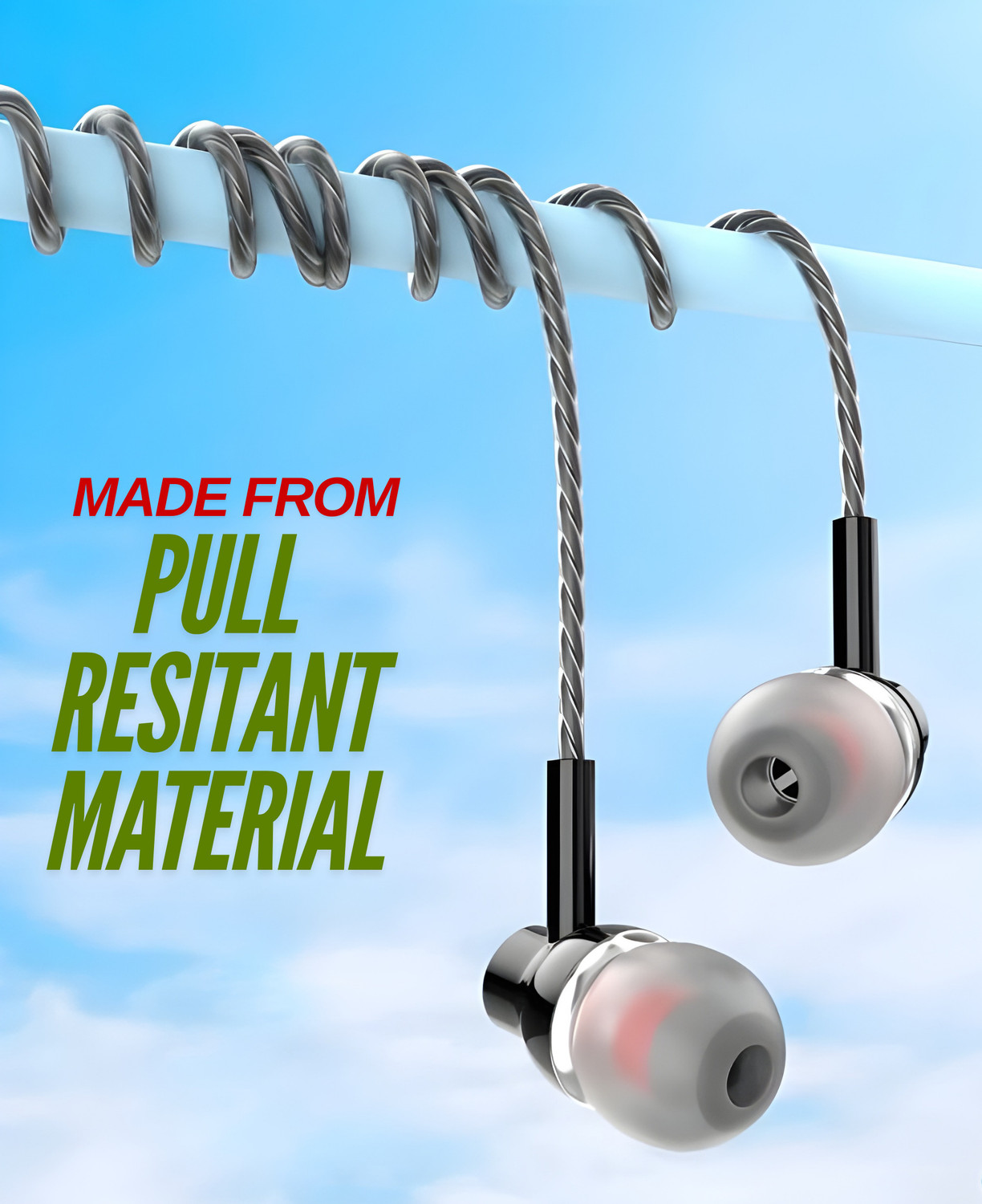 Image of Shade Audio Wired Earphones with Mic | Deep Bass | Tangle-Free Cable| 3.5mm Jack Wired