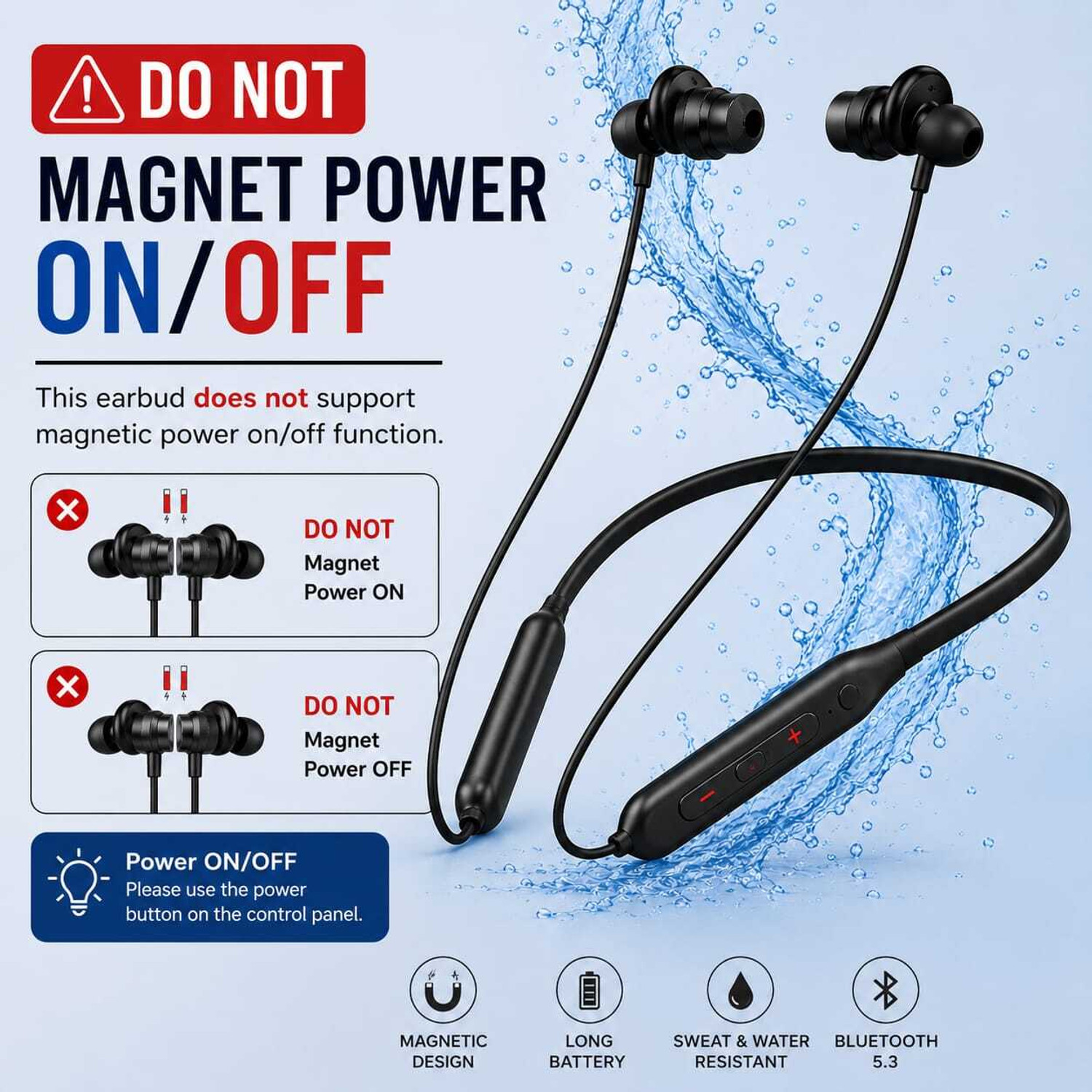 Image of Lufina Bullets Z2 - MAGNETIC POWER OFF /ON 48Hr Playtime Headphone Neckband N1 Bluetooth