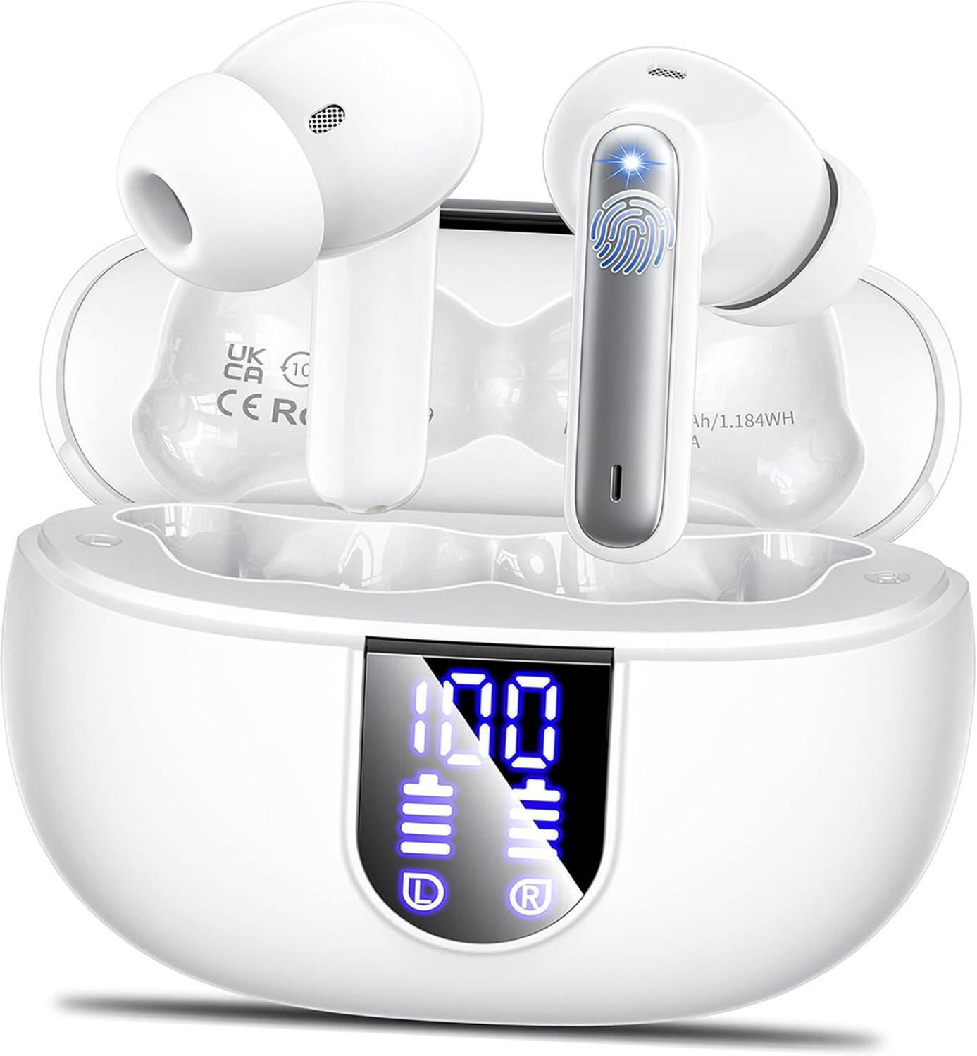 snowbudy SB895 with 25dB ANC,12.4mm Dynamic Bass Drivers,48Hrs Pl