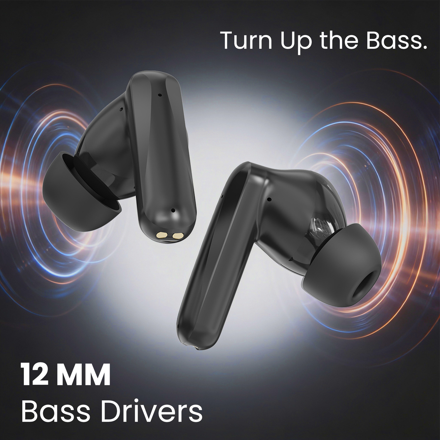 Image of Aroma TWS4 V5.4 Upto 60Hr Playtime*, ENC, Dual Paring, Fast Charging, Heavy Bass Bluetooth