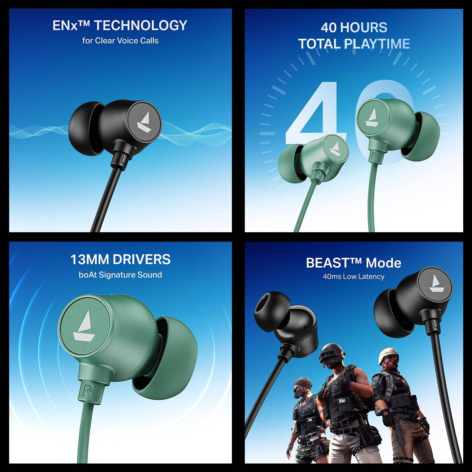 boAt Rockerz 301 ANC Bluetooth Headphones - Image 2