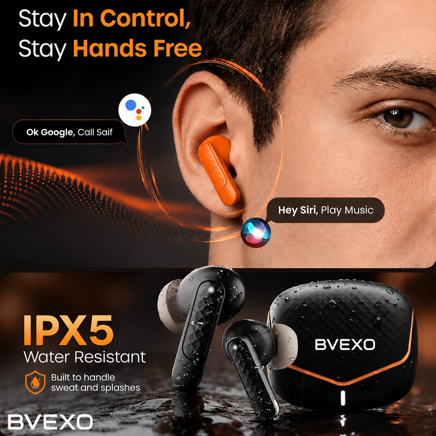 BVEXO Z40 v2.0 Bluetooth Earbuds - Image 5