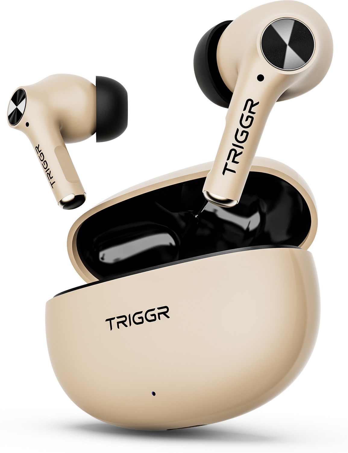 Image of TRIGGR Ultrabuds Go with 40H Playtime, AI ENC, Dynamic Drivers, Type-C Fast Charging Bluetooth