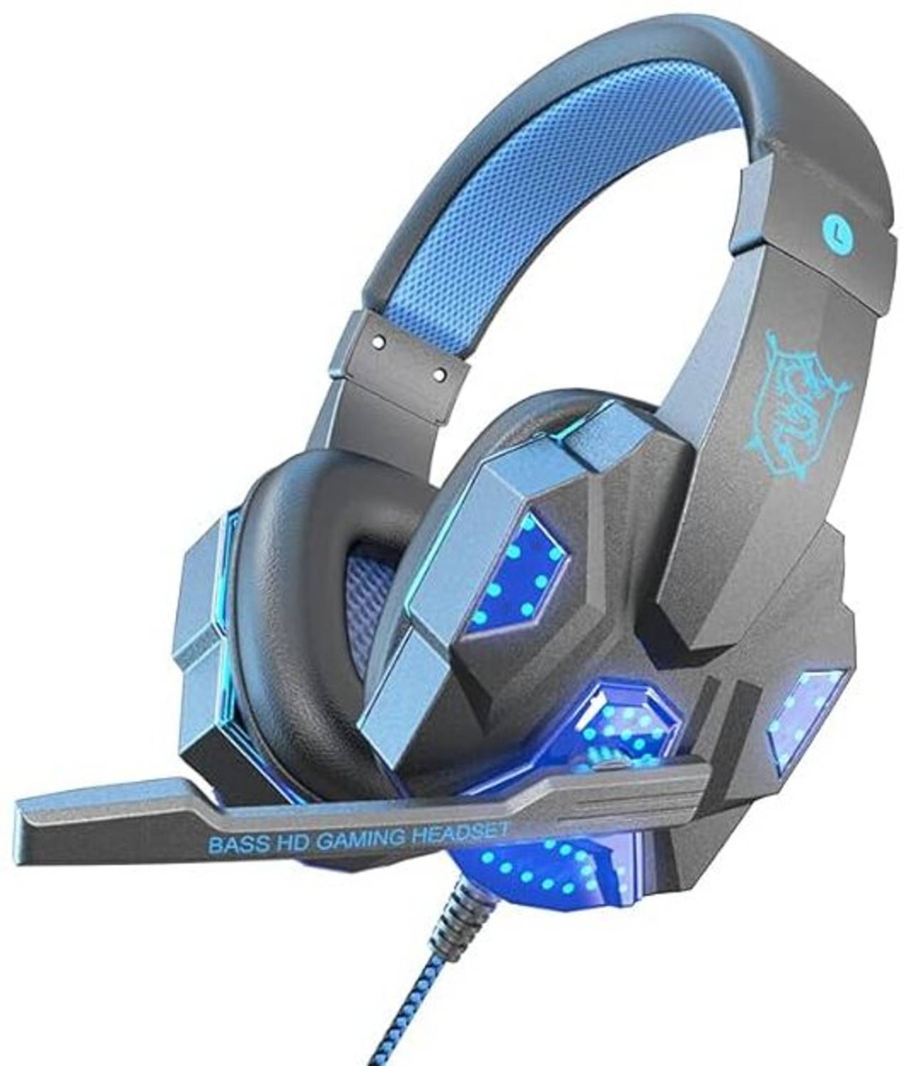 ENTWINO GamingHeadphone & Mic, Fighter SY830, Red LED Light, USB