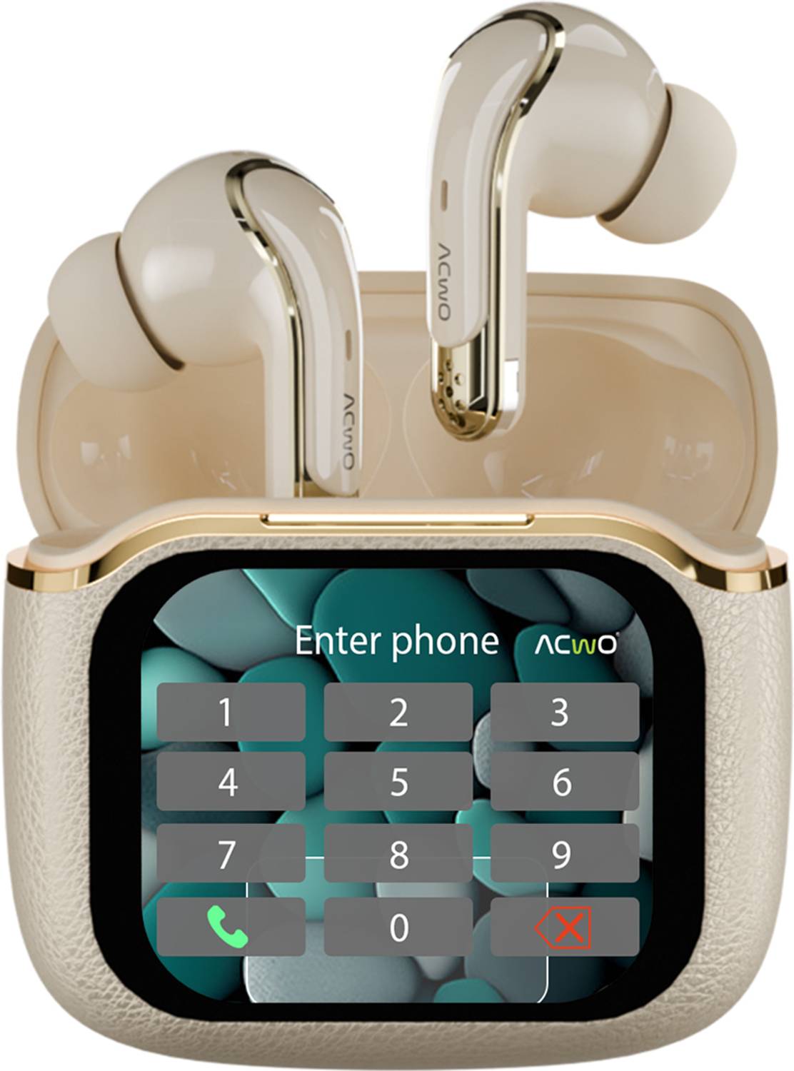 ACwO DwOTS Bold Smart Calling Display Earbuds, 60Hrs Playtime, AN