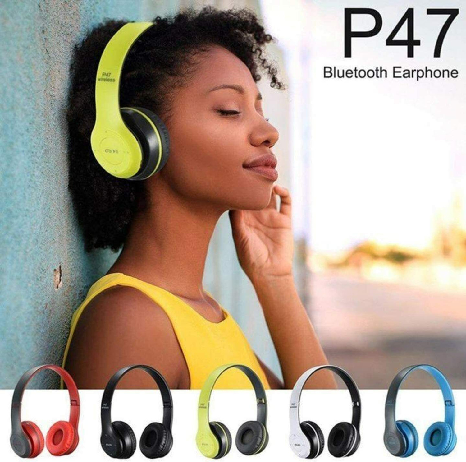 Image of Jhs Over the head Bluetooth Headset SHJHPO59K Bluetooth