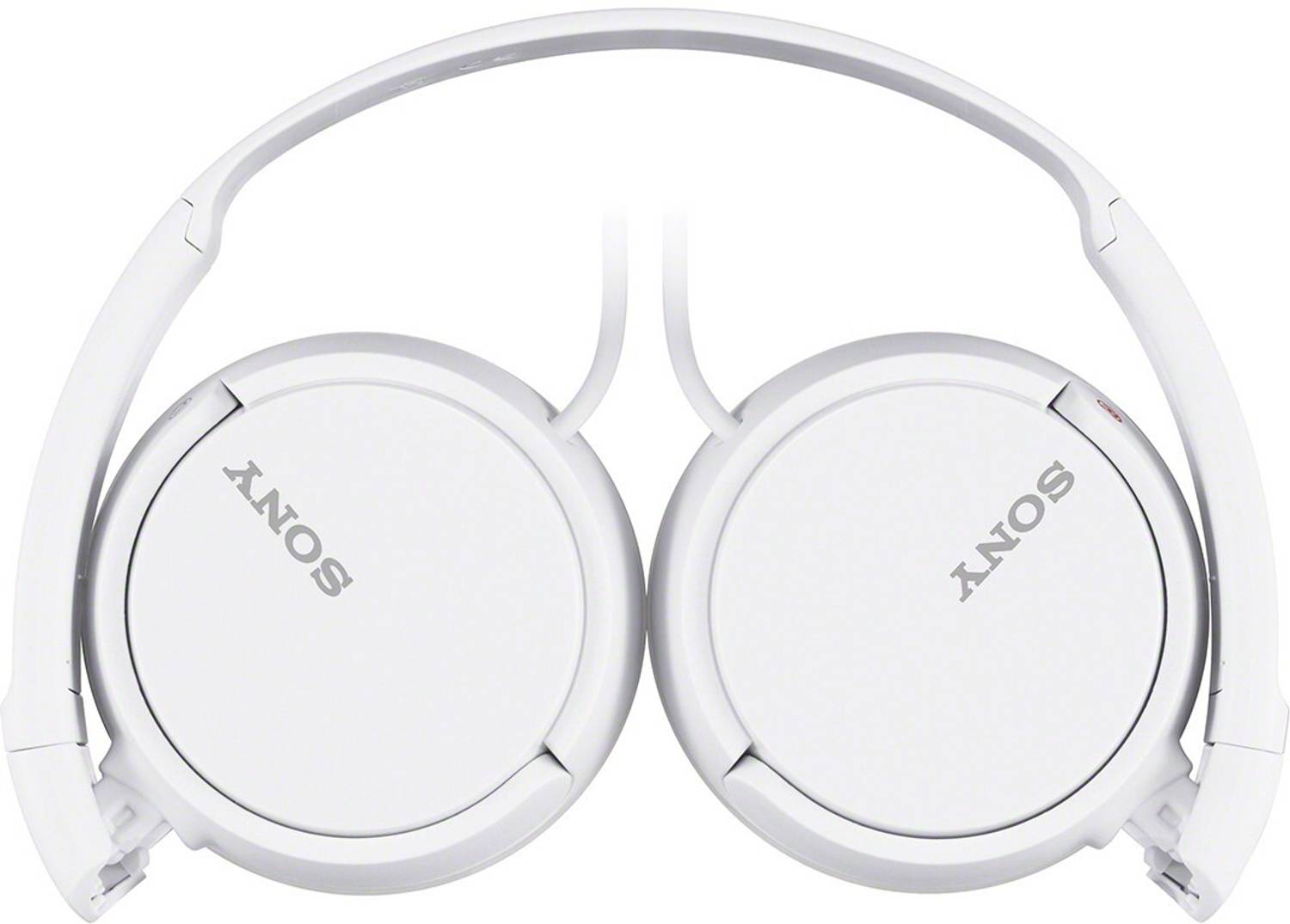 Sony ZX110A Wired without Mic Headset (White, On the Ear)