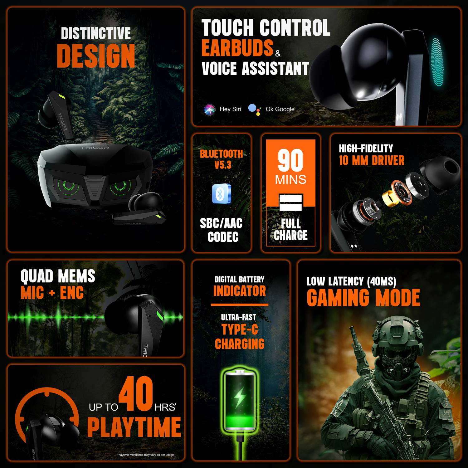 TRIGGR Kraken X1 Bluetooth Gaming Headset - Image 2