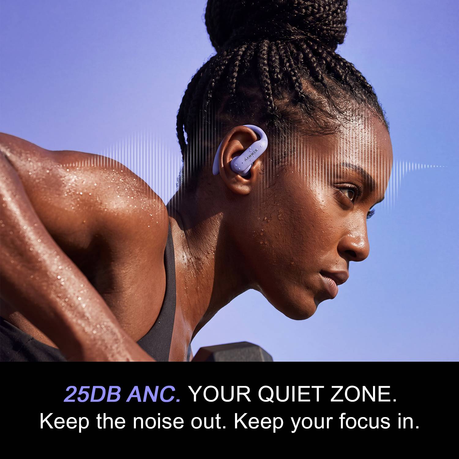 Hammer KO2 Sports Earbuds 80H Playtime - Image 5