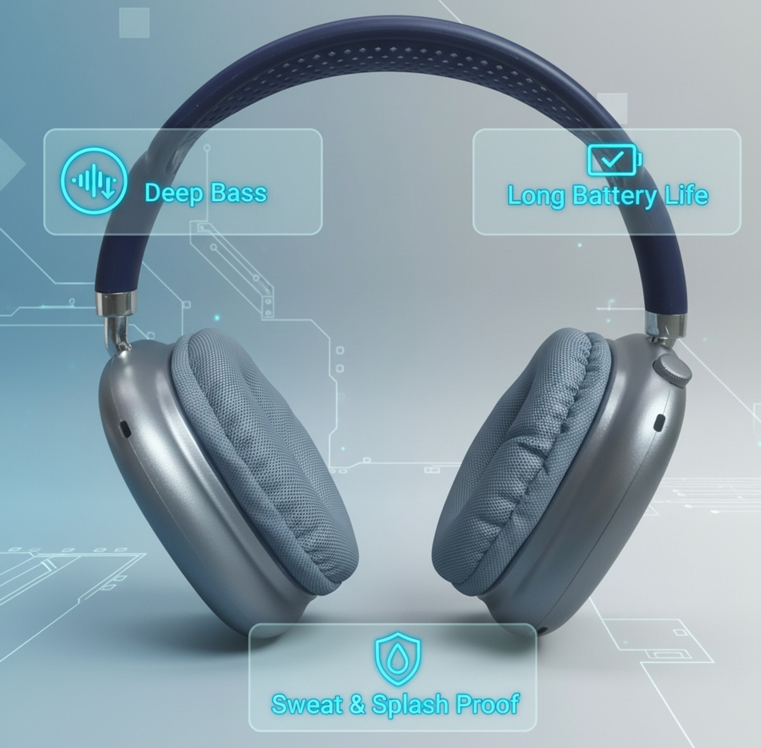 Image of TuneFit TunePods OverEar Wireless Headphone Bluetooth