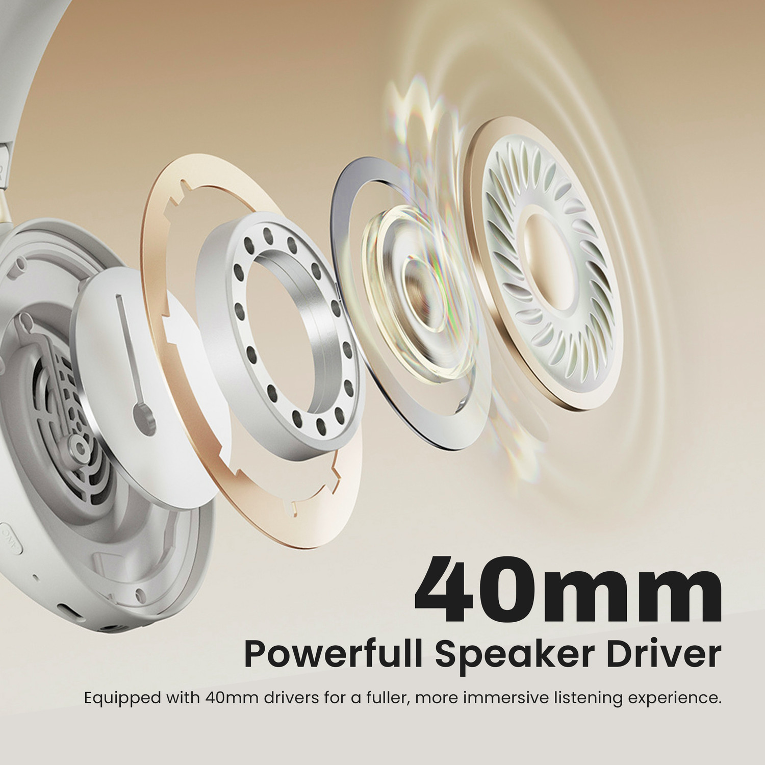 Image of EVM EnSonic Wireless Headphone [New Launch] Hi-Fi Rich Bass | 10min Charge = 2 Hrs Bluetooth