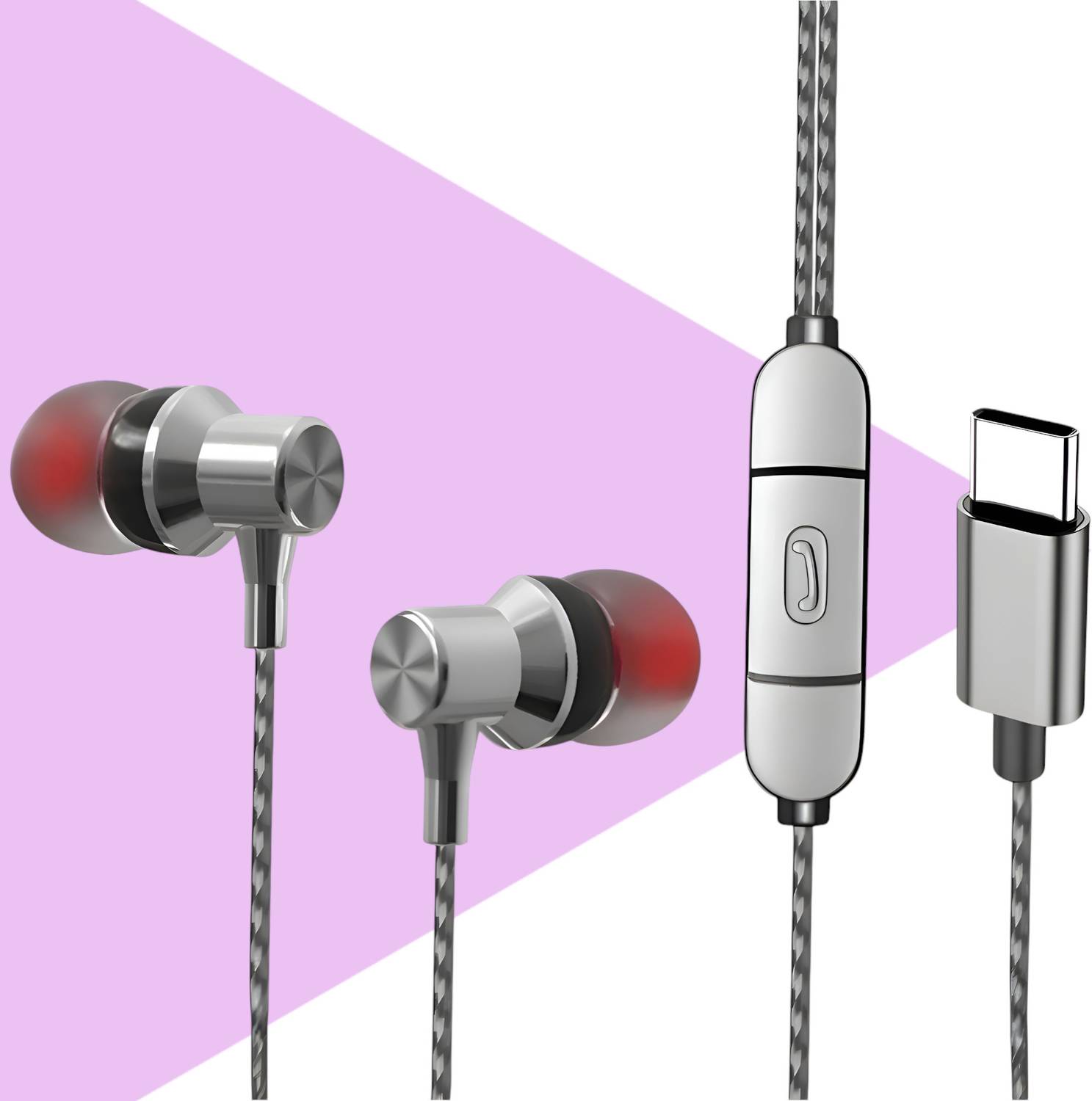 Bxeno Type C Handsfree with Mic for K12x - Image 1