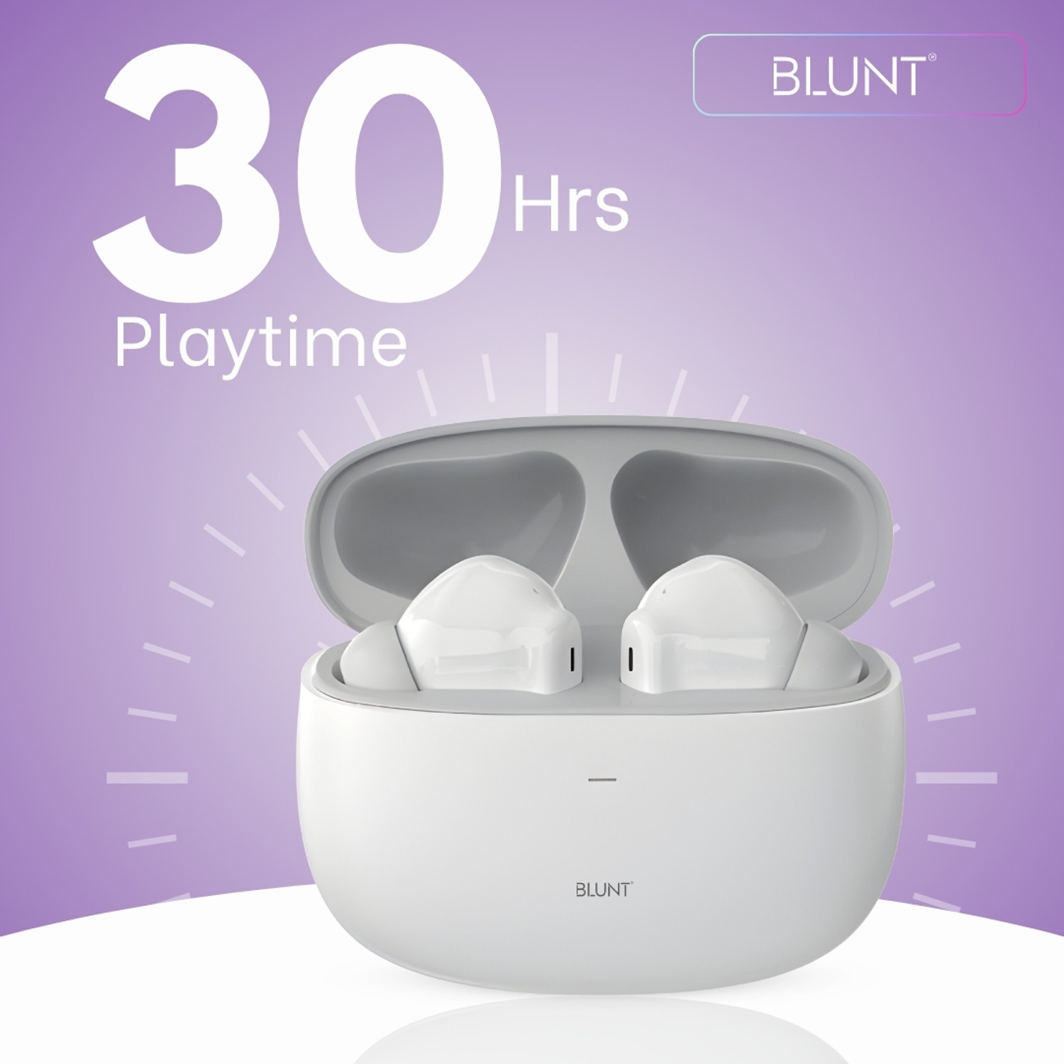 Image of Blunt Air Max True Wireless Earbuds | BT 5.4 HD Mic |30 H Playtime |IPX Waterproof Bluetooth