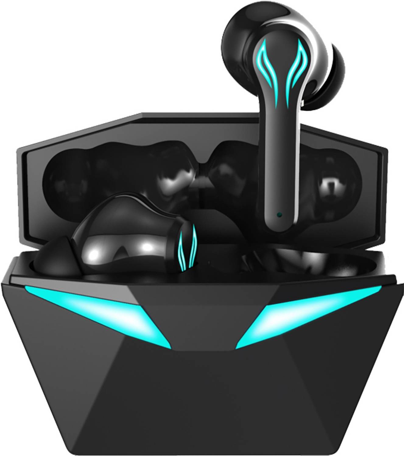 FUR JADEN AirJams 13mm HD Dynamic Driver, Thumping Bass, ENC Calling, Touch Controls 5.2 Bluetooth Gaming