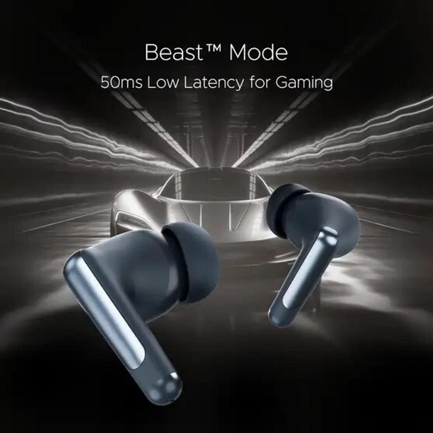 Image of CEHNO Airdopes 161 ANC Elite,ANC, 50 H Battery Bluetooth Headset (Blue, True Wireless)