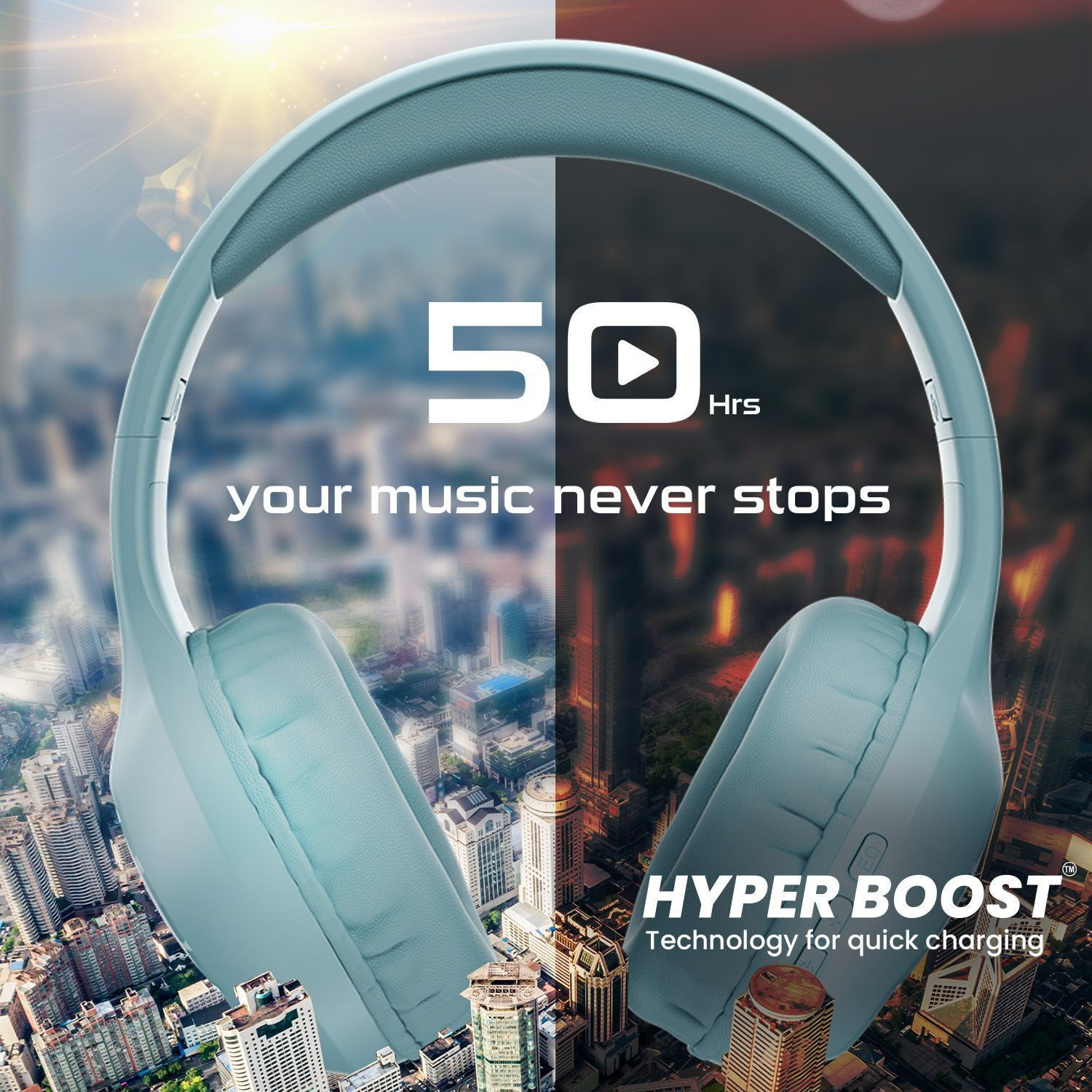 Image of ACwO TwISTER 313 with 40mm Drivers, AI-ENC, Dual Device Connectivity Bluetooth & Wired