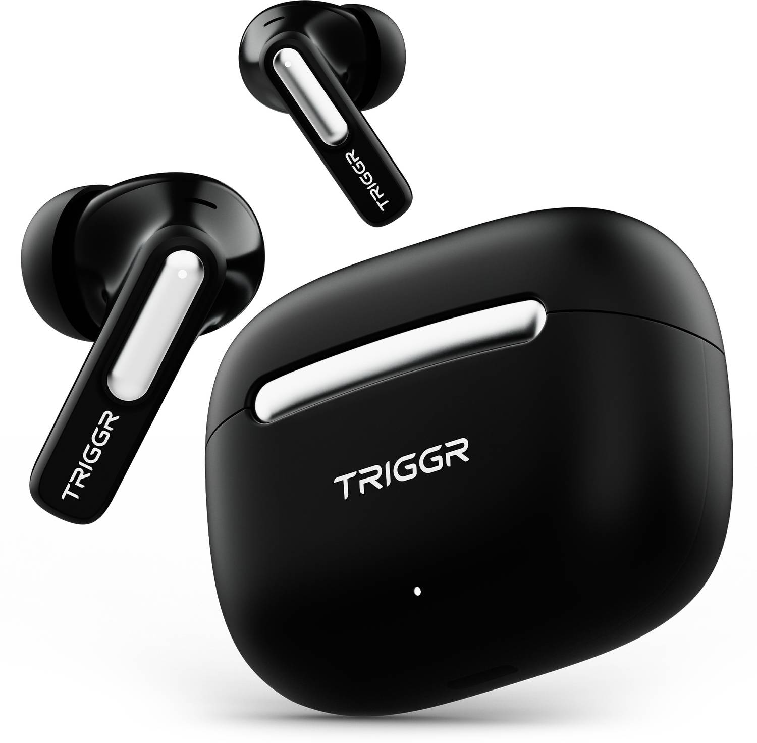 TRIGGR Arcus One 60H Battery, 4 Mic ENC, Dual Pairing, Rubber Gri