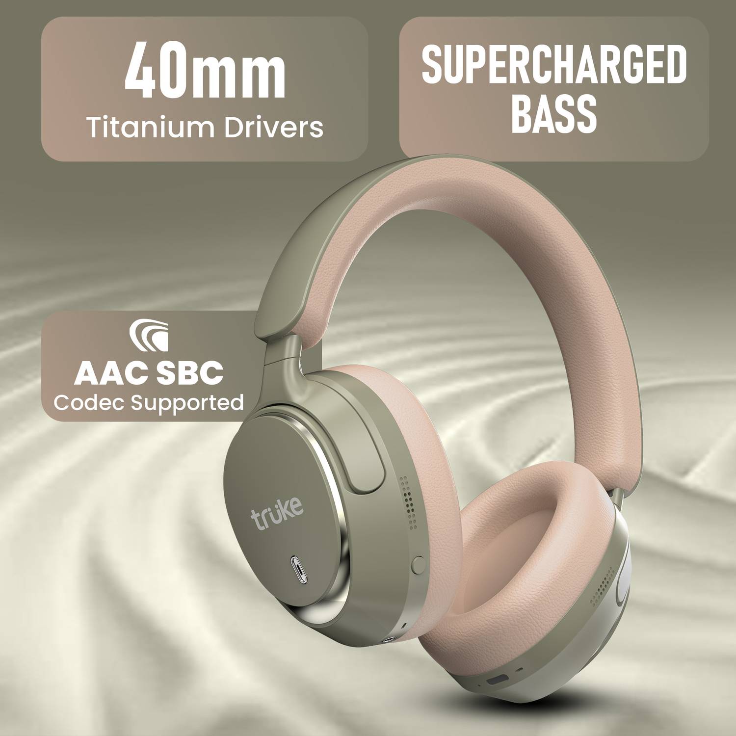 truke Aura Bass Bluetooth Headphones - Image 3