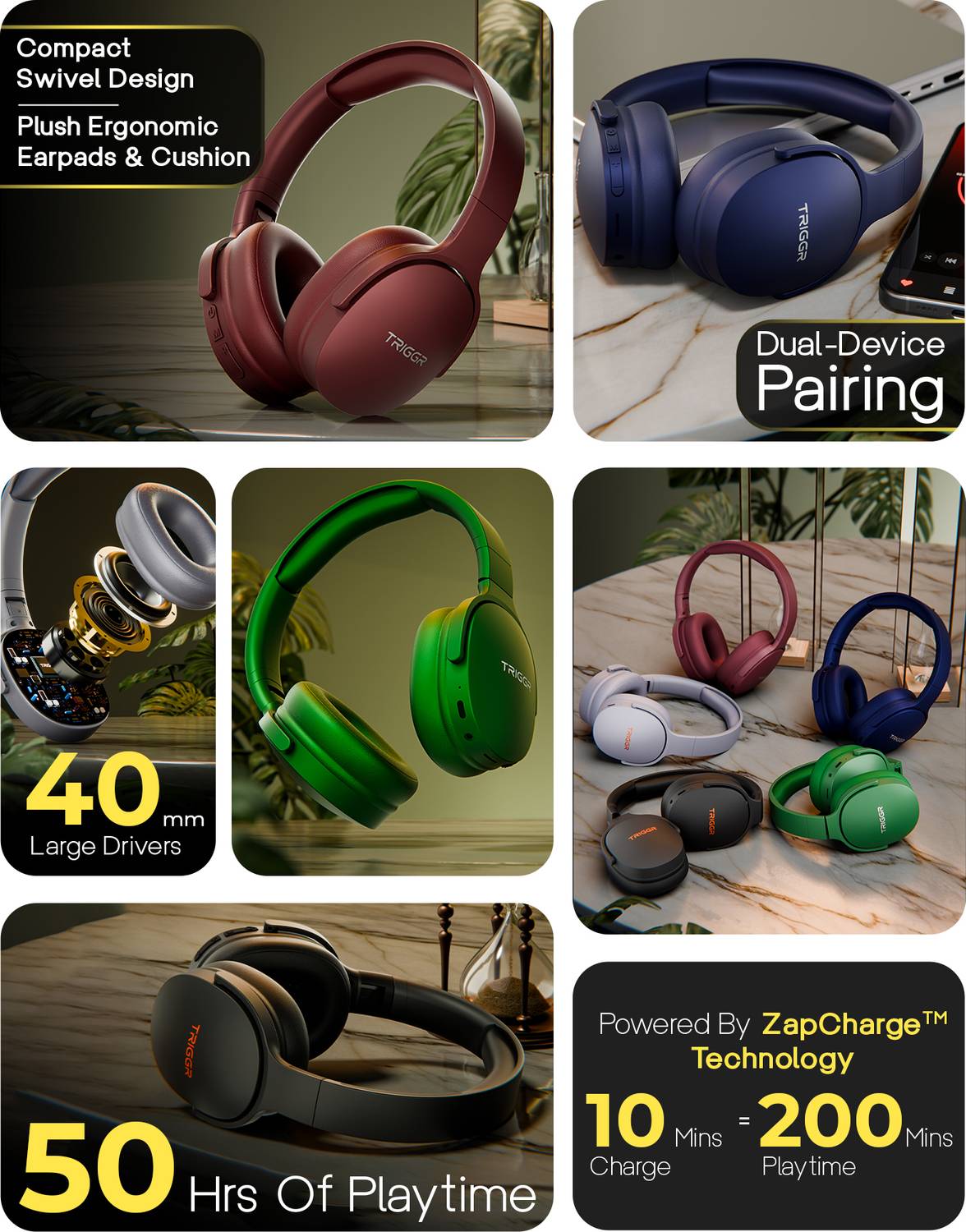 TRIGGR Trinity 2 Bluetooth Earphones - Image 2