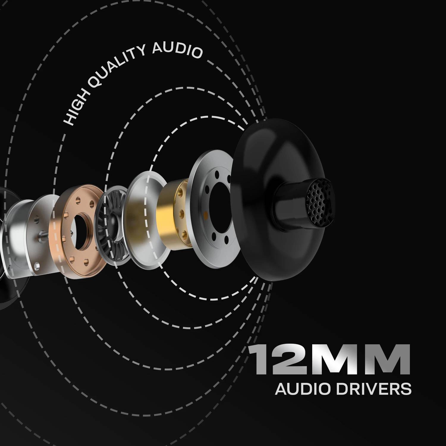 Aroma NB119 Pro Neckband Bluetooth - Image 3