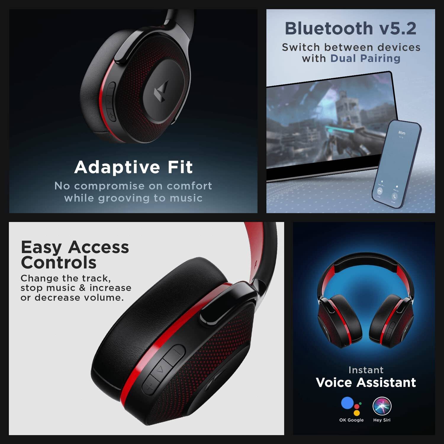 boAt Rockerz 425 Bluetooth Headphones - Image 2