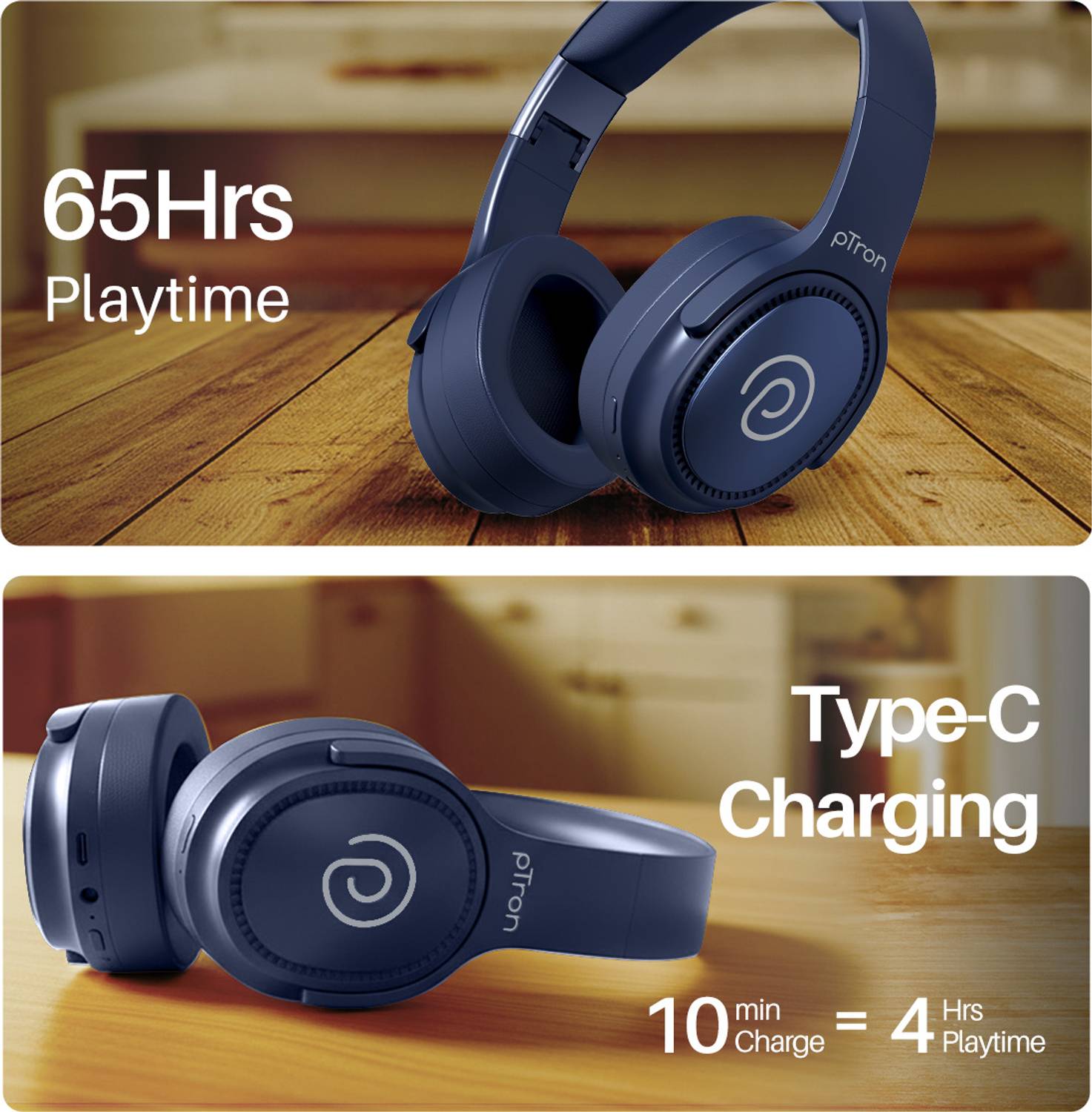 PTron Studio Pro Wireless Headset - Image 3