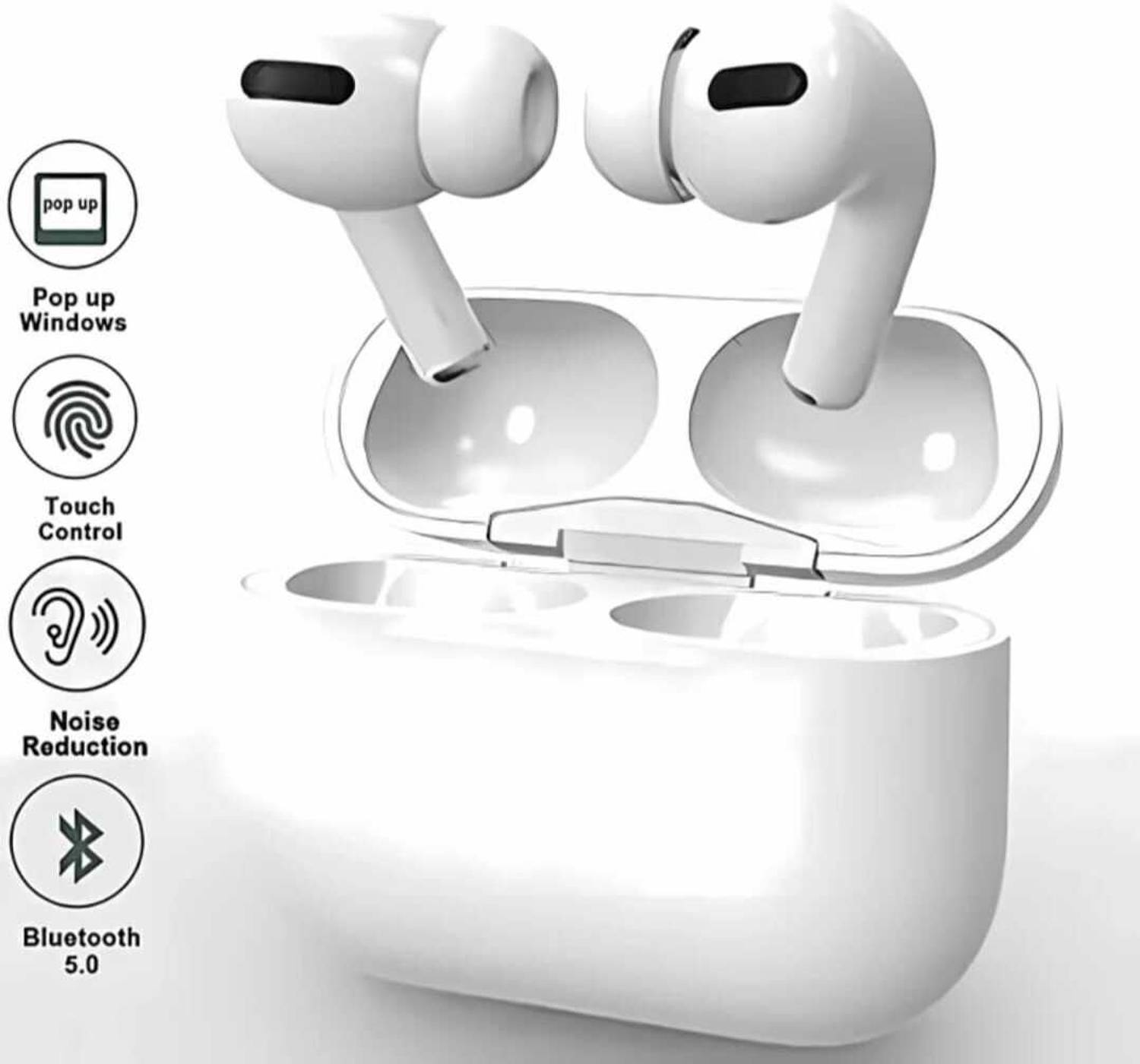GWALBROS White Air Buds Pro -99 Bluetooth - Image 1