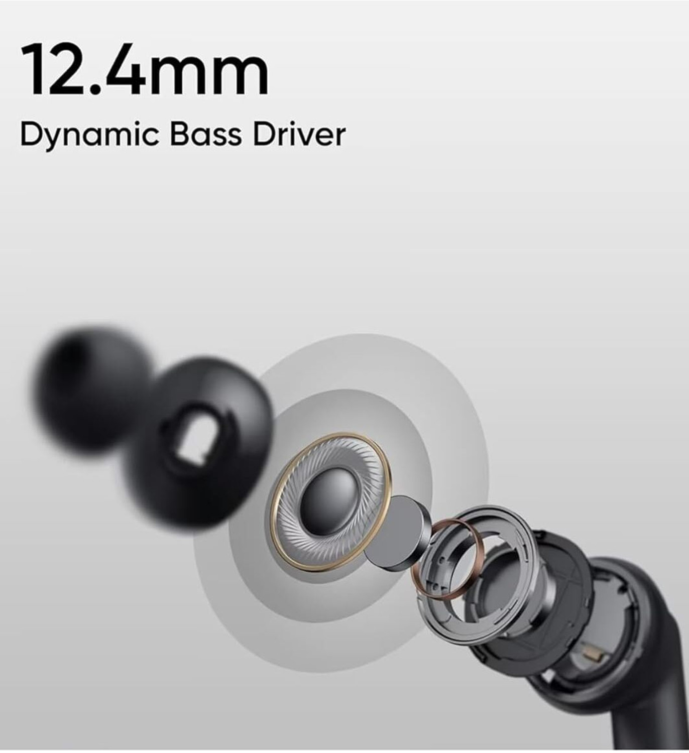 Image of Facelift for realme Buds T310 Earbuds 46dB ANC |2.4mm Dynamic Bass Driver Bluetooth